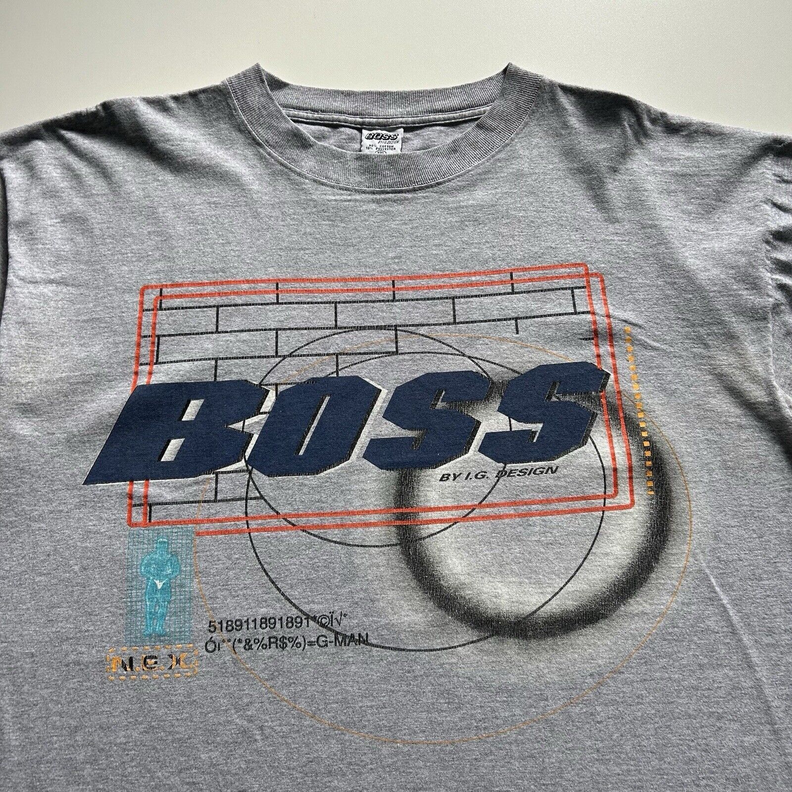Vintage Vintage 90s BOSS Spell Out New Era Xtreme Graphic Shirt 2XL Size US XXL / EU 58 / 5 - 2 Thumbnail