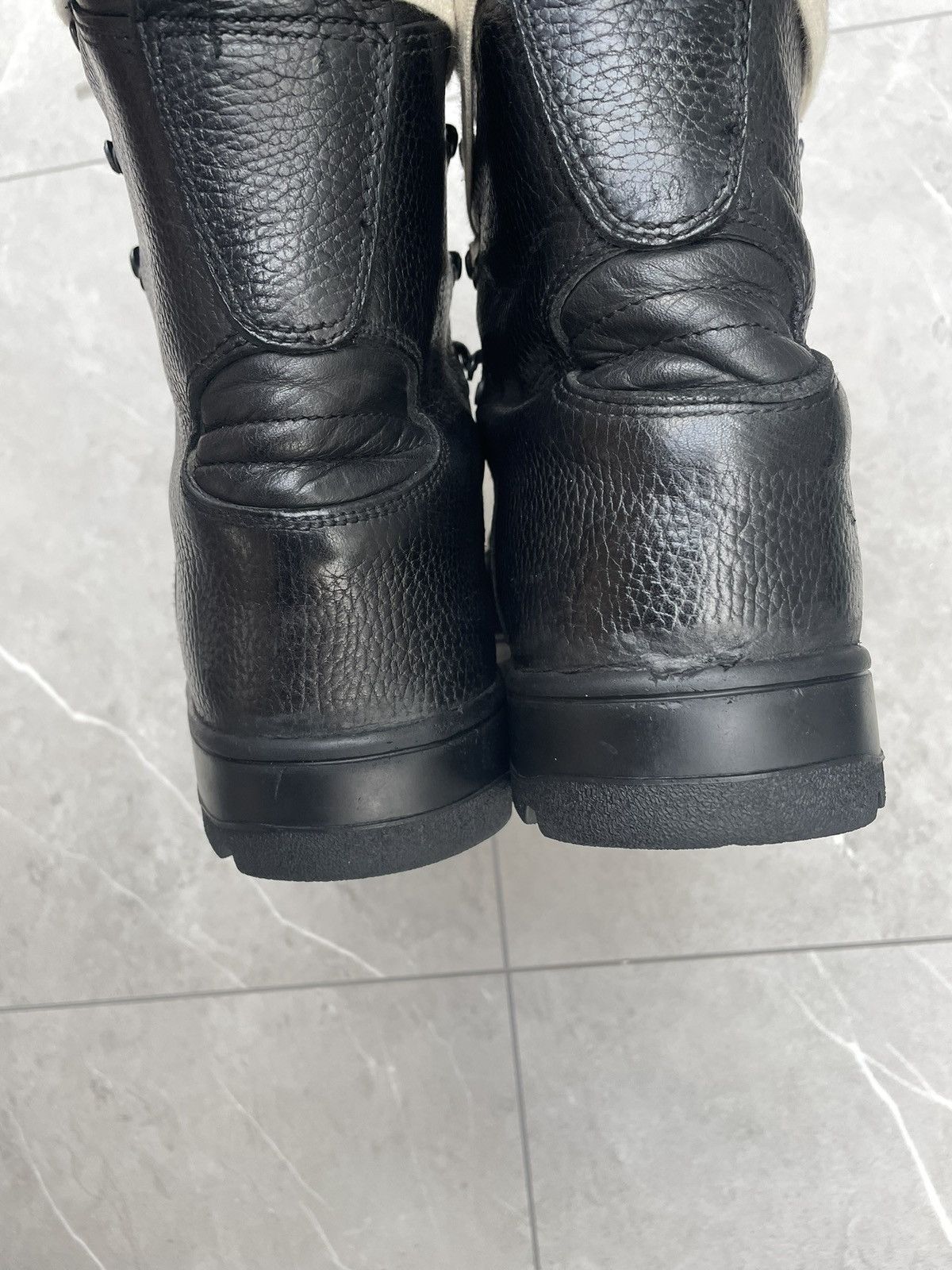 Vintage 1970s Vintage Military Black Leather Combat Boots Size US 10 / EU 43 - 17 Thumbnail