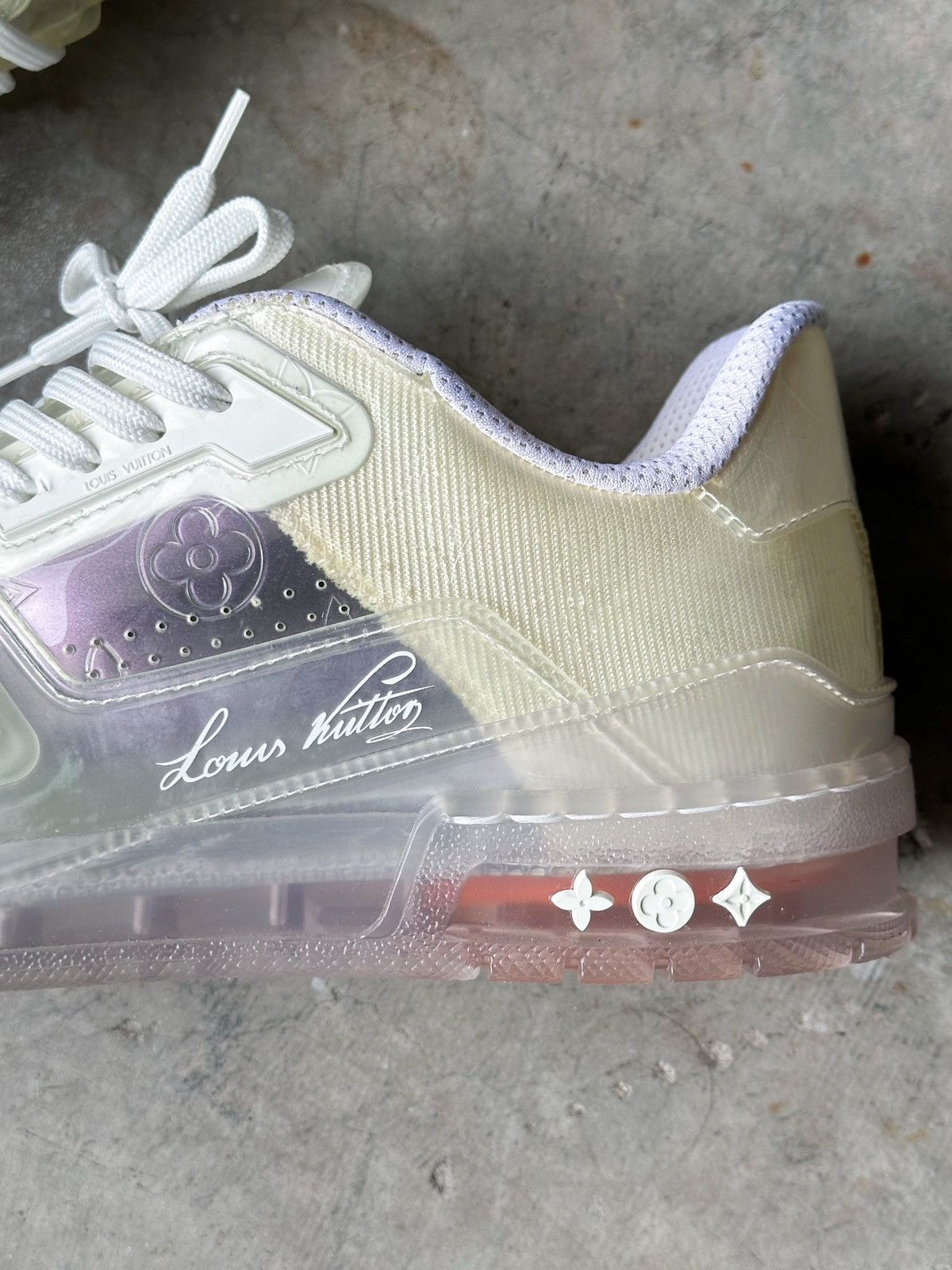 Louis Vuitton Louis Vuitton Clear Trainers Size US 9 / EU 42 - 3 Thumbnail