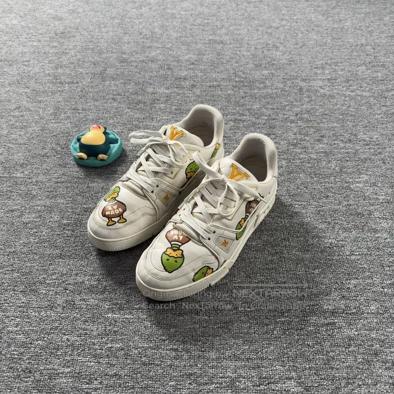 Louis Vuitton Louis Vuitton Trainer Nigo Co-Brand Duck Board Shoes Size US 8 / EU 41 - 1 Thumbnail