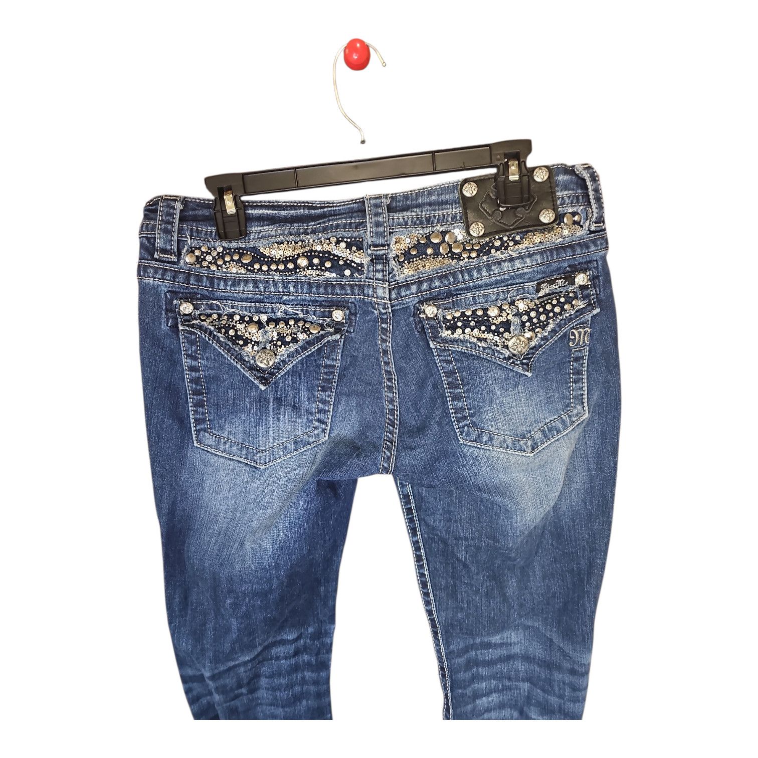 Miss Me Miss Me Signature Rise Boot Jeans Size 32 Size 32" / US 10 / IT 46 - 4 Thumbnail