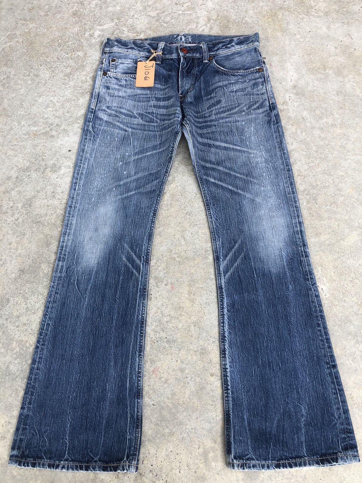 If Six Was Nine Japanese Edwin 503 Flared Jeans Distressed Jeans Size US 34 / EU 50 - 2 Thumbnail