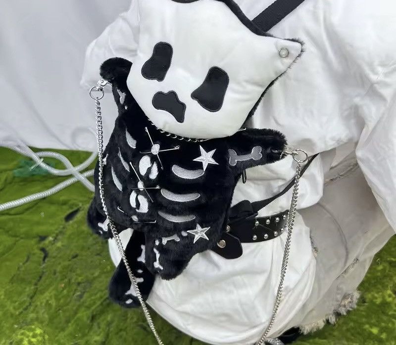 Other Cartoon Gothic Punk Capacity Doll Fluffy Shoulder Backpack Size ONE SIZE - 2 Thumbnail