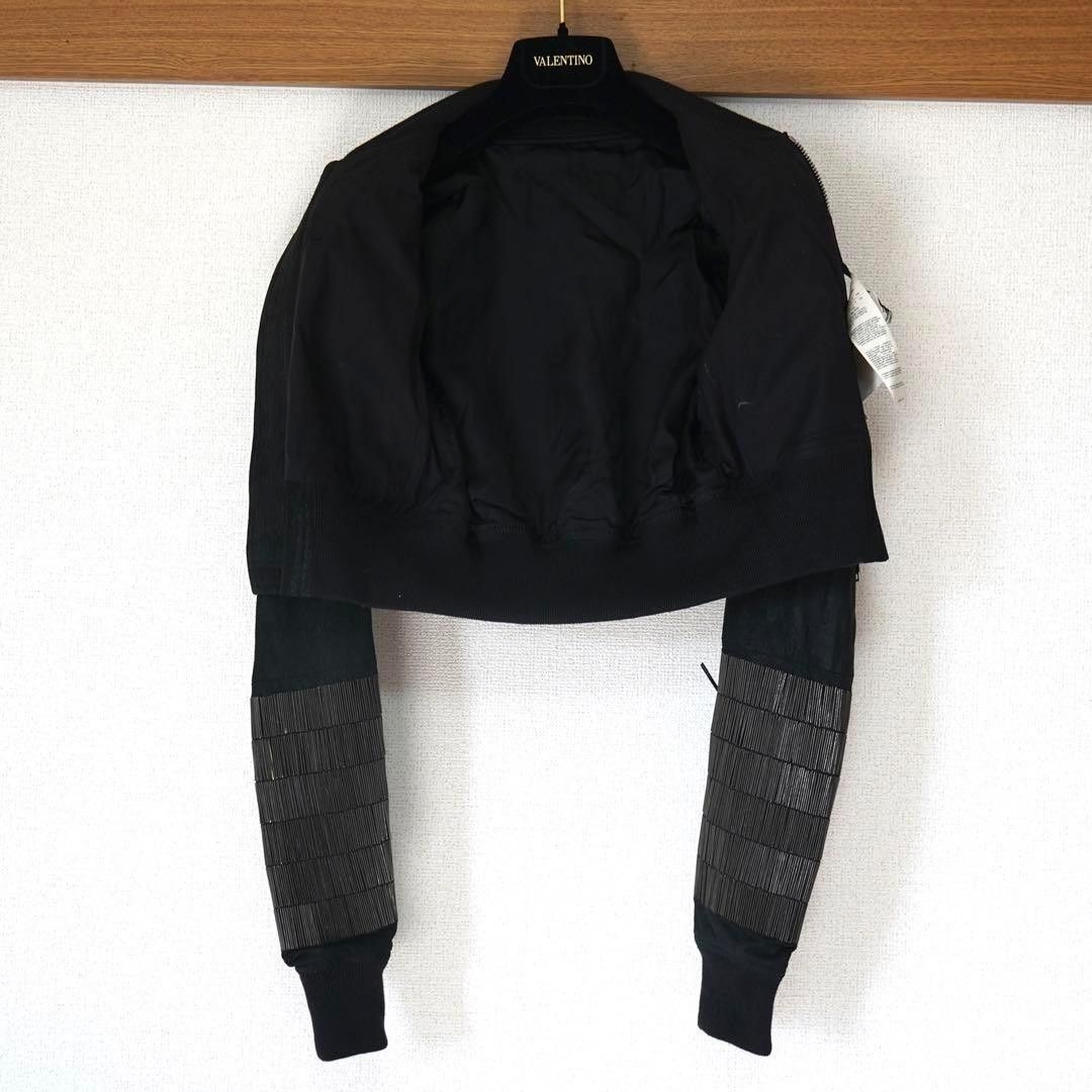 Rick Owens SS17 Sequin cropped bomber Size XS / US 0-2 / IT 36-38 - 4 Thumbnail