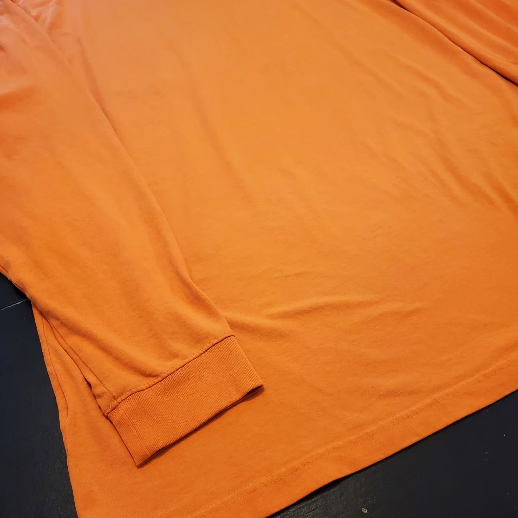 Carhartt VINTAGE: No Carhartt Shirt Mens 2XL Orange High Visibility Long Sleeve Crew Neck Heavyweight Loose Fit Outdoor Size US XXL / EU 58 / 5 - 6 Thumbnail
