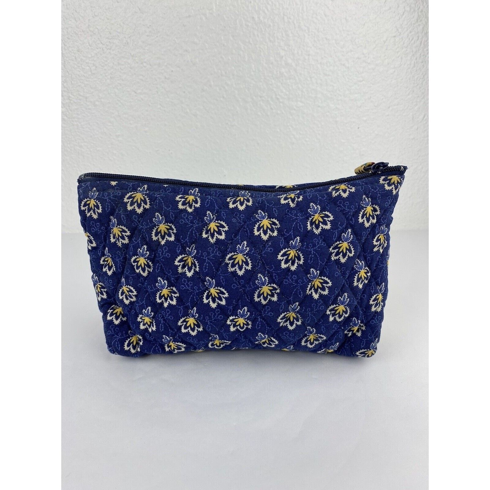 Vera Bradley VTG Vera Bradley Cosmetic Pouch Bag Mason Blue Zip Floral Size ONE SIZE - 4 Thumbnail