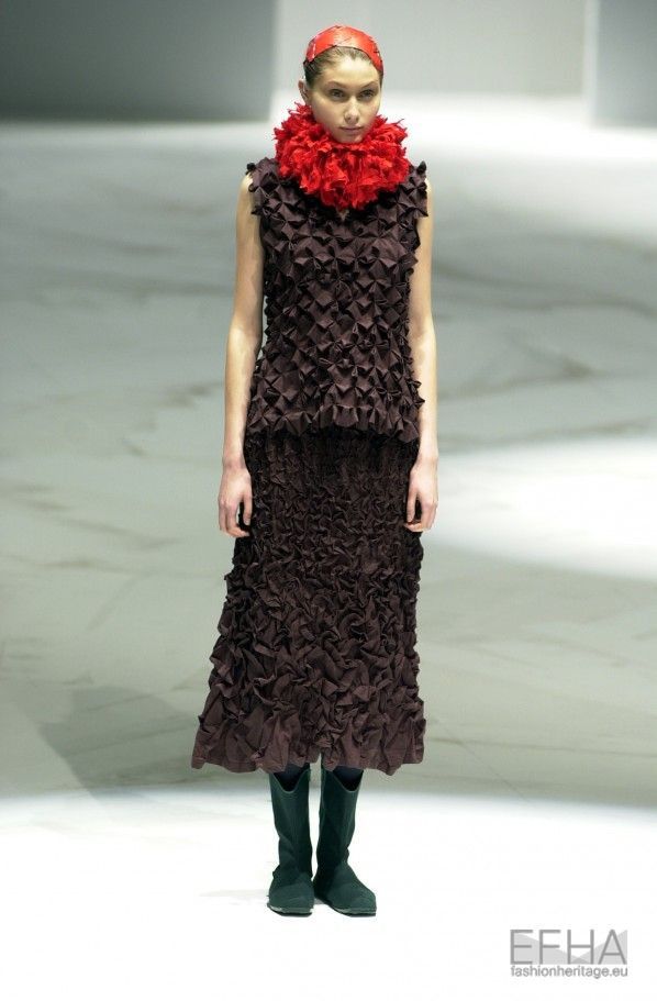 Issey Miyake Issey Miyake Fall 2001 Archive 3D Geometric Silk Blouse Size M / US 6-8 / IT 42-44 - 2 Thumbnail
