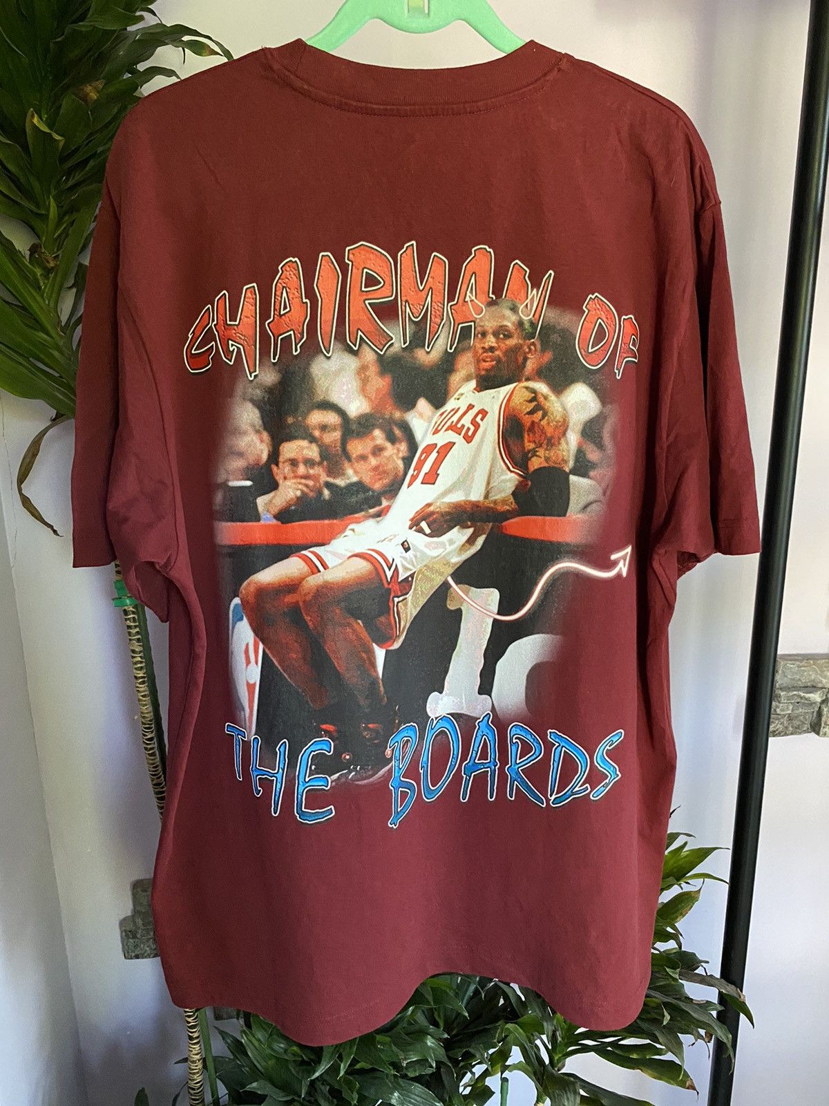 NBA × Rap Tees Dennis Rodman All over print Graphic T Shirt Rap Size US XL / EU 56 / 4 - 2 Thumbnail