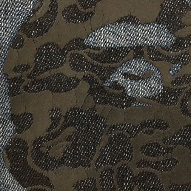 Bape × Nigo 🔥Aoyama Limited🔥 BAPE camo APE HEAD denim pants ★size XL Size US 36 / EU 52 - 6 Thumbnail