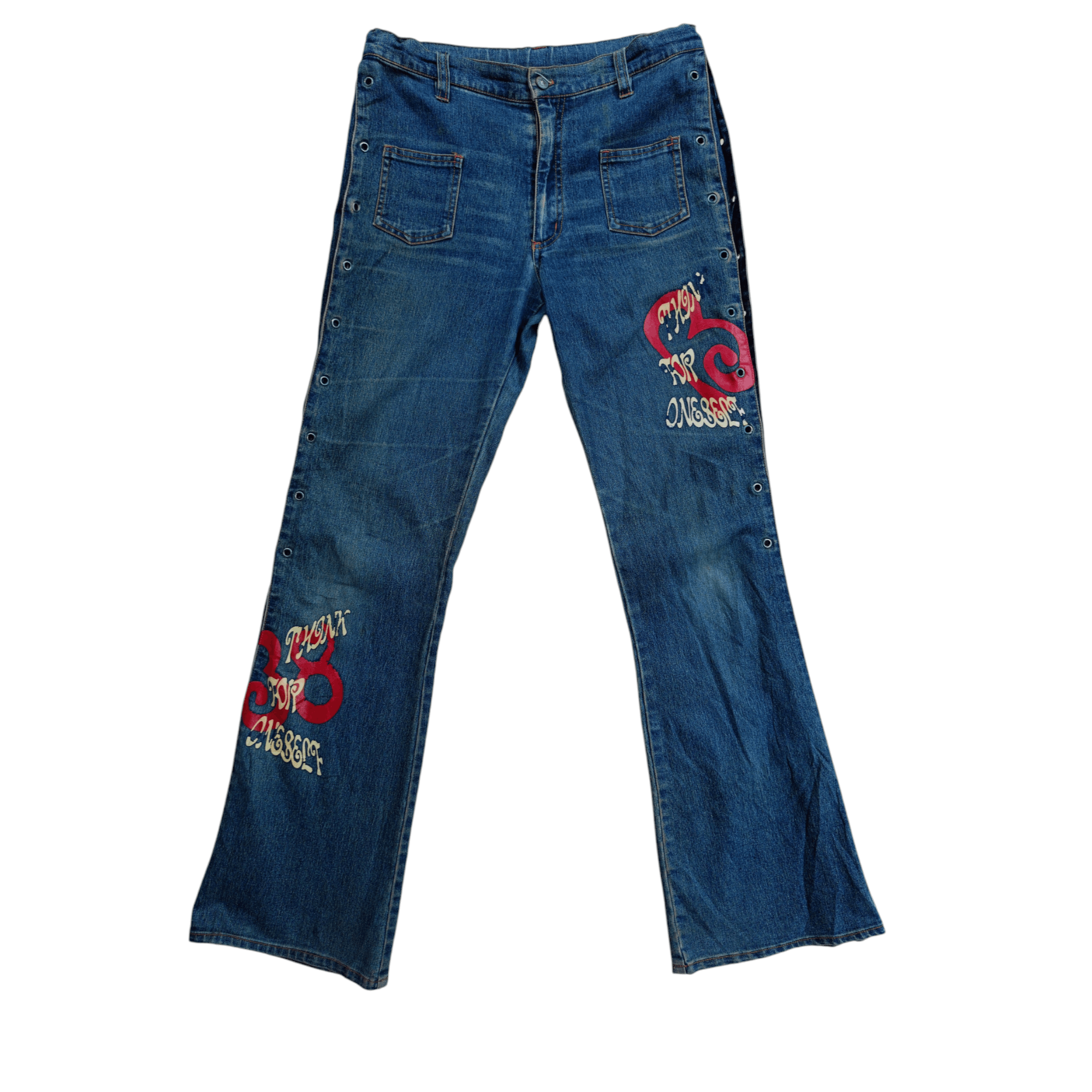 Japanese Brand × Vintage Classic Japanese Jeans Bootcut Womenswear Vintage Denim Size 29" - 2 Thumbnail