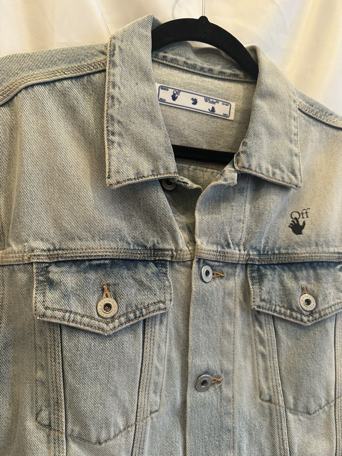 Off-White Off-White Mona Lisa Denim Jacket Size US L / EU 52-54 / 3 - 7 Thumbnail