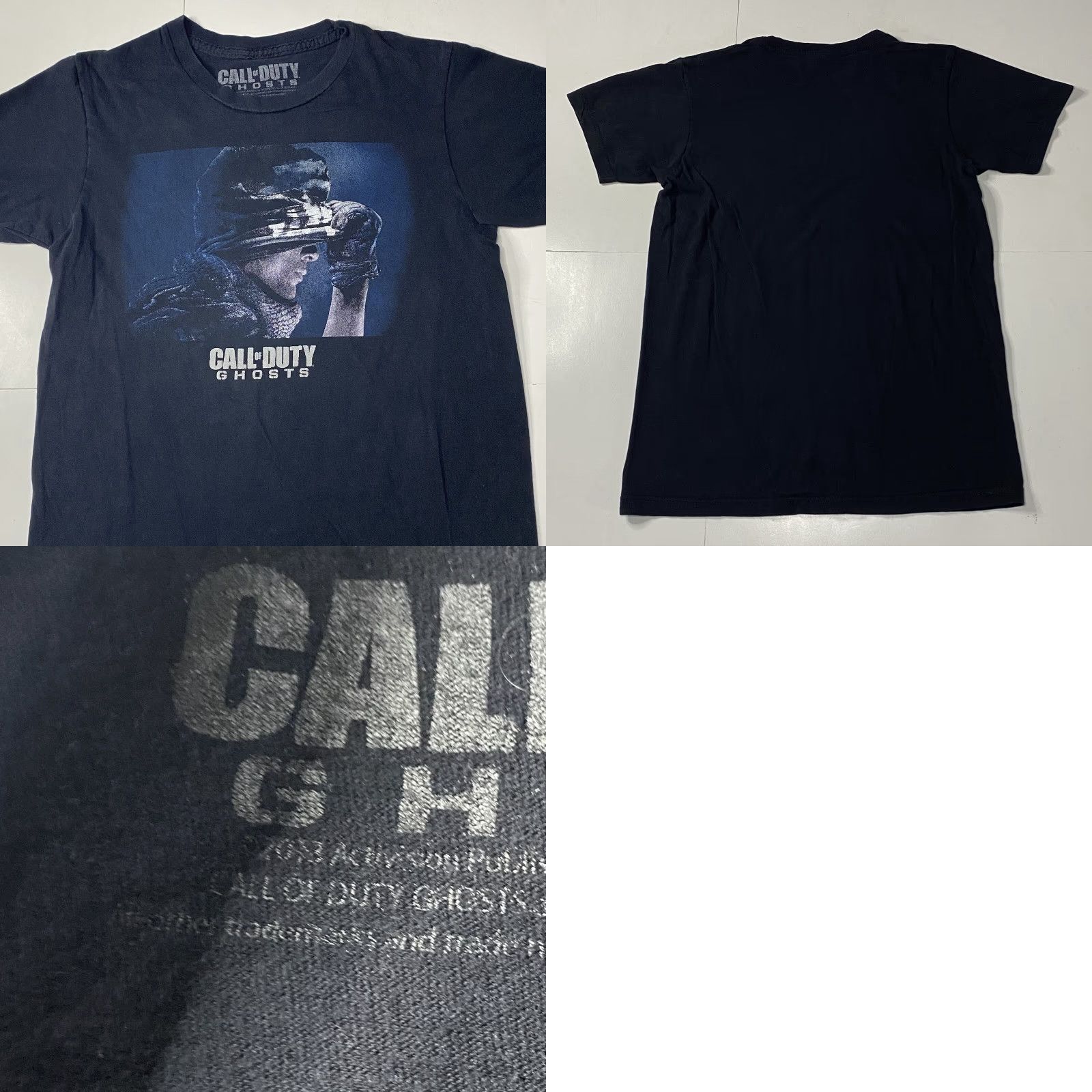 Vintage VINTAGE Call of Duty Ghosts T Shirt Small 2013 S Black Logo Mens Short Sleeve Crew Neck Gaming Shirts Re-Sale Modern Vintage Gamer COD Ghosts Shirts Size US S / EU 44-46 / 1 - 9 Thumbnail