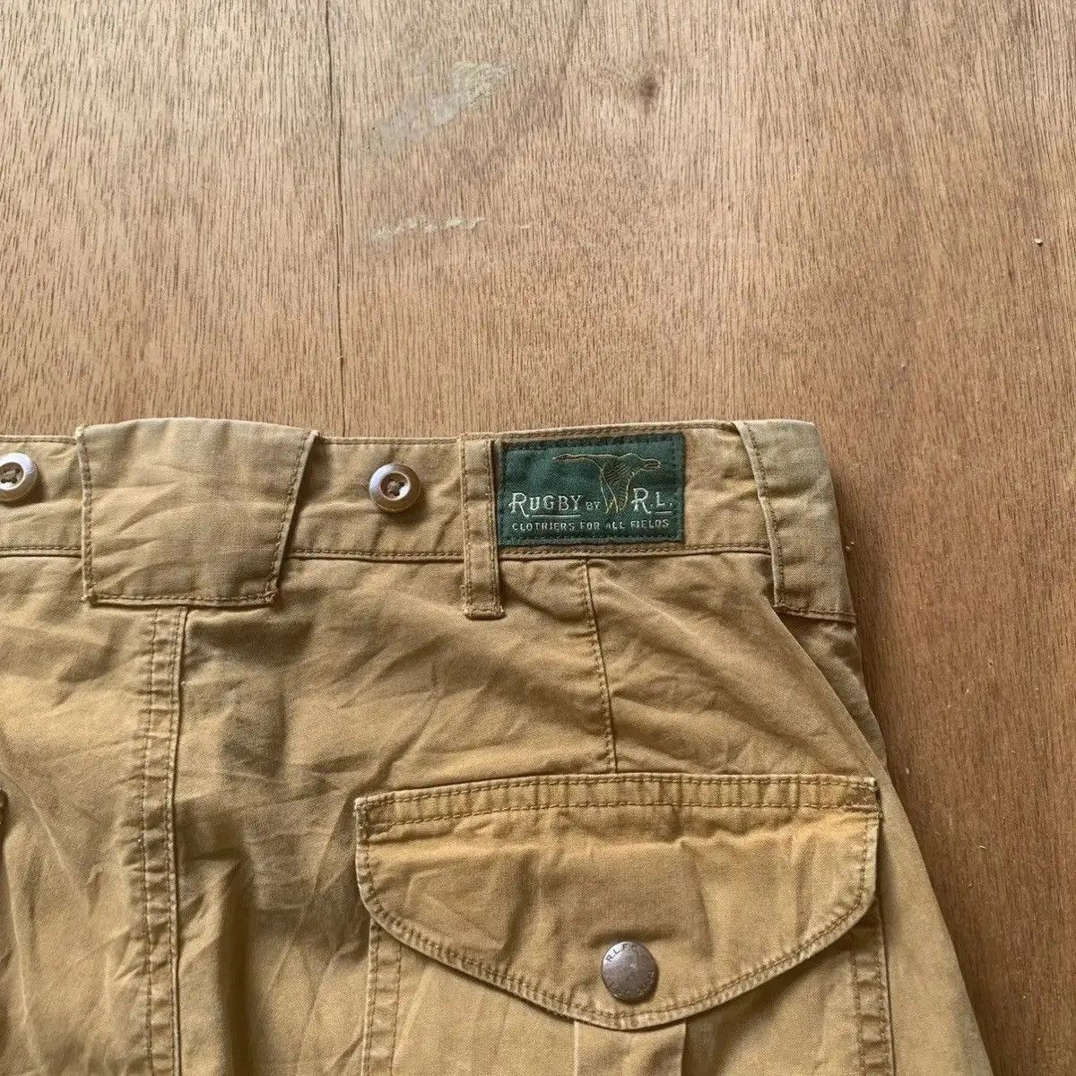 VINTAGE RUGBY POLO RALPH LAUREN DOUBLE KNEE RUSTY RARE PANTS