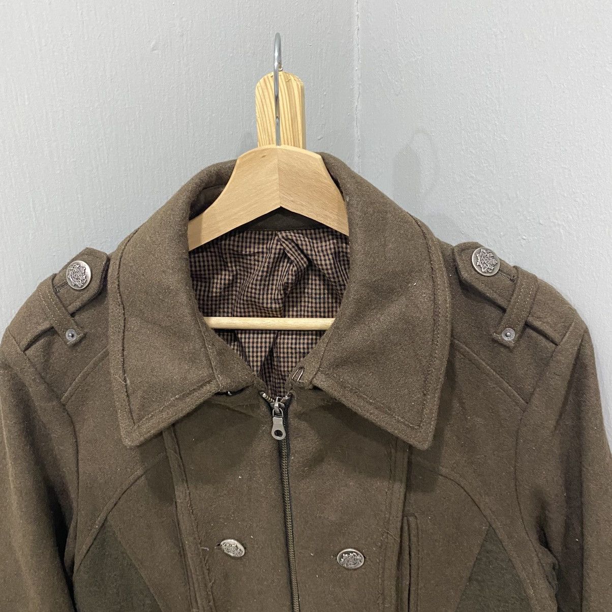 PPFM PPFM Napoleon Wool Military Jacket Archive Y2K Punk Size US M / EU 48-50 / 2 - 8 Thumbnail