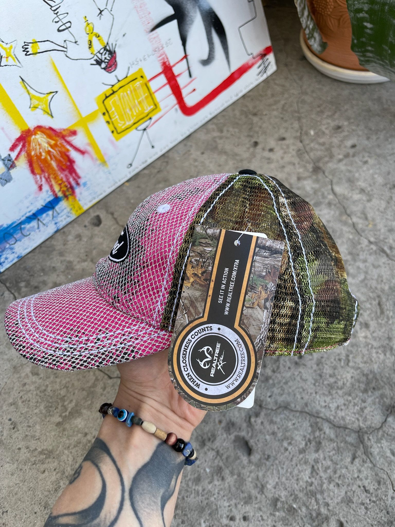 Realtree FORD CAP Y2k HAT MOTO Camo forest racing chrome Size ONE SIZE - 2 Thumbnail
