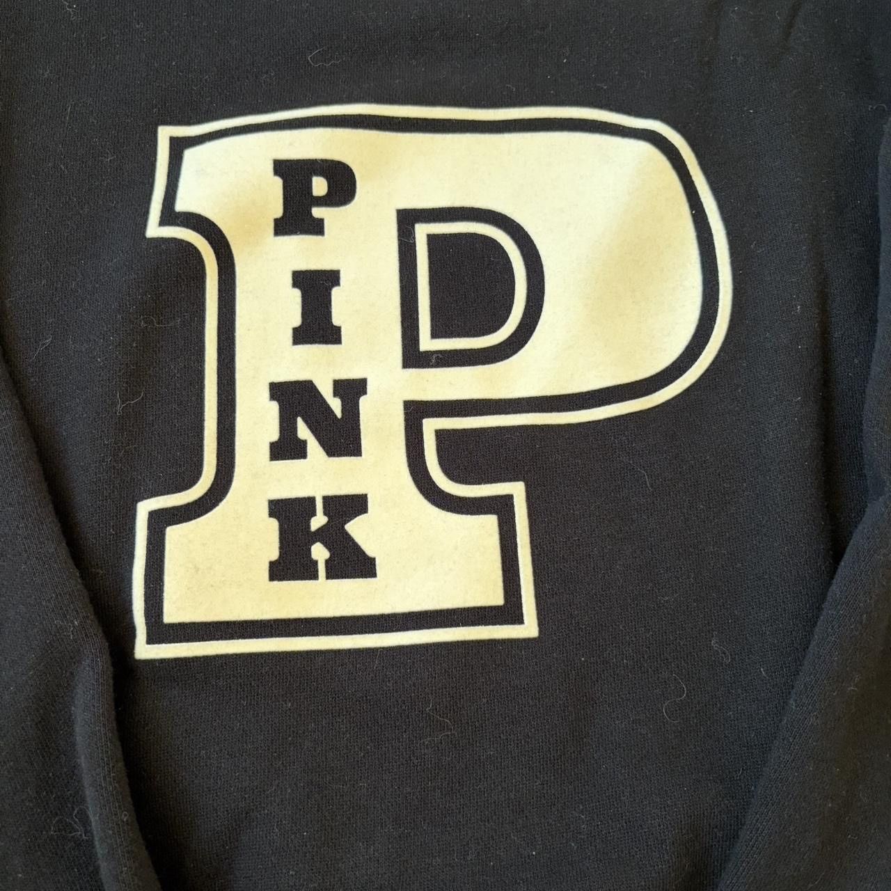 Pink PINK Victorias Secret Black Fleece Crewneck Pullover PINK L Size L / US 10 / IT 46 - 2 Thumbnail
