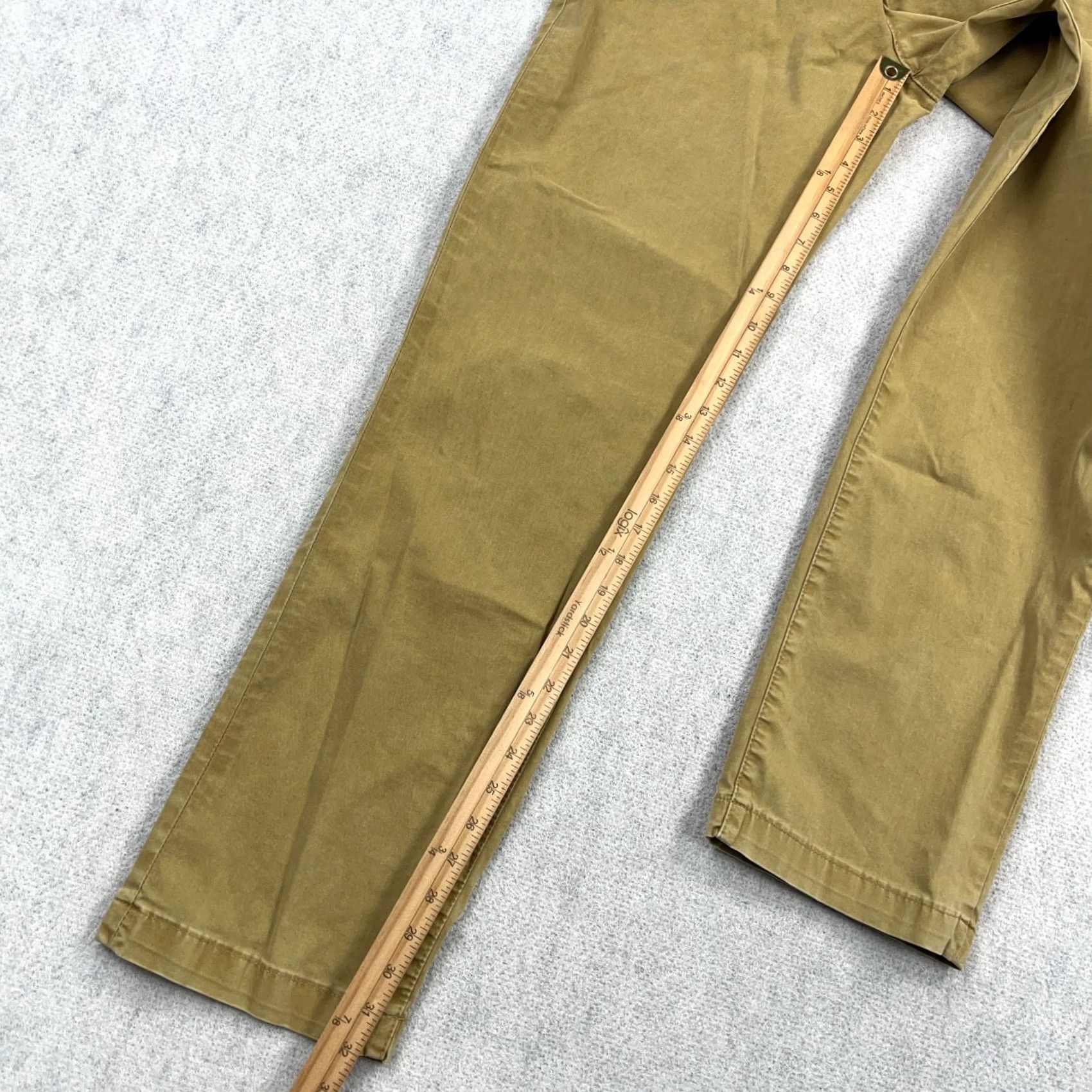 American Eagle Outfitters American Eagle Pants Men 30x34 Brown Chino Relaxed Straight Khaki Dress Slacks Size US 30 / EU 46 - 7 Thumbnail