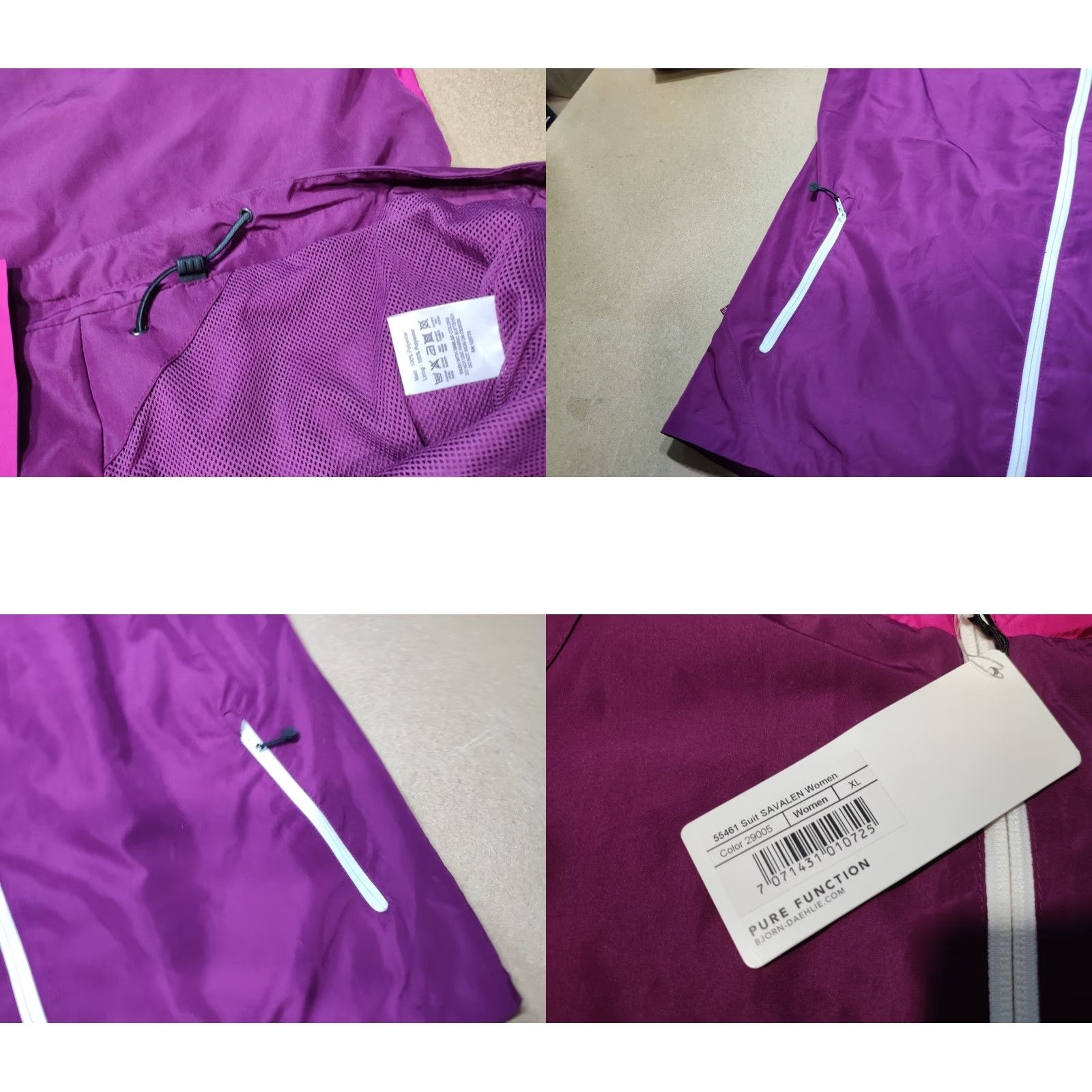 Vintage Bjorn Daehlie Jacket Womens XL Purple Ski Cross Country Full Zip Track Jacket Mens? Womens? Size XL / US 12-14 / IT 48-50 - 8 Thumbnail