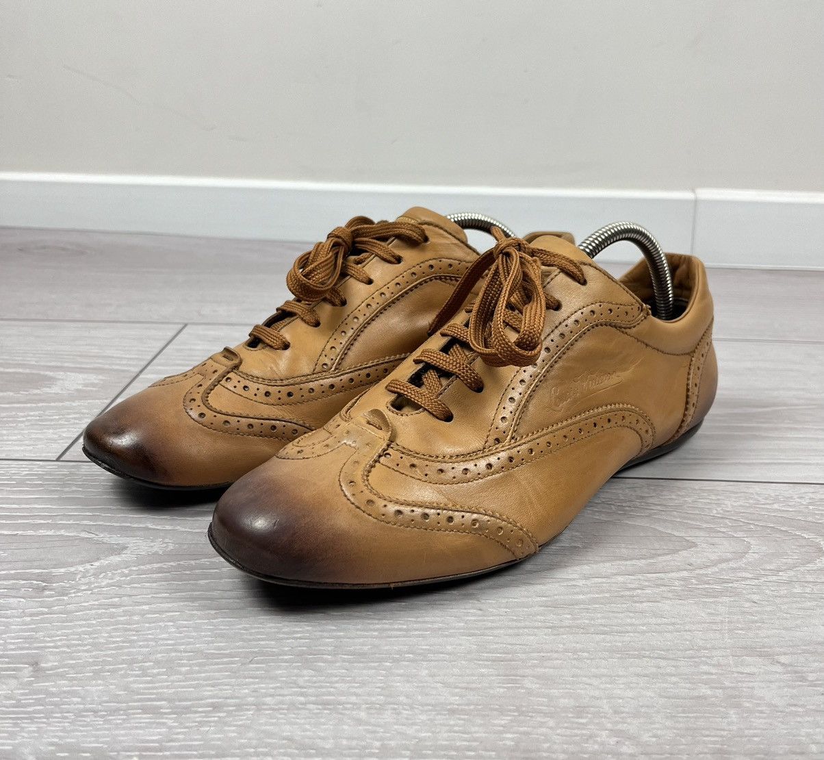 Louis Vuitton Louis Vuitton Baskets Camel Leather Brogues Shoes 9 us Size US 9 / EU 42 - 5 Thumbnail
