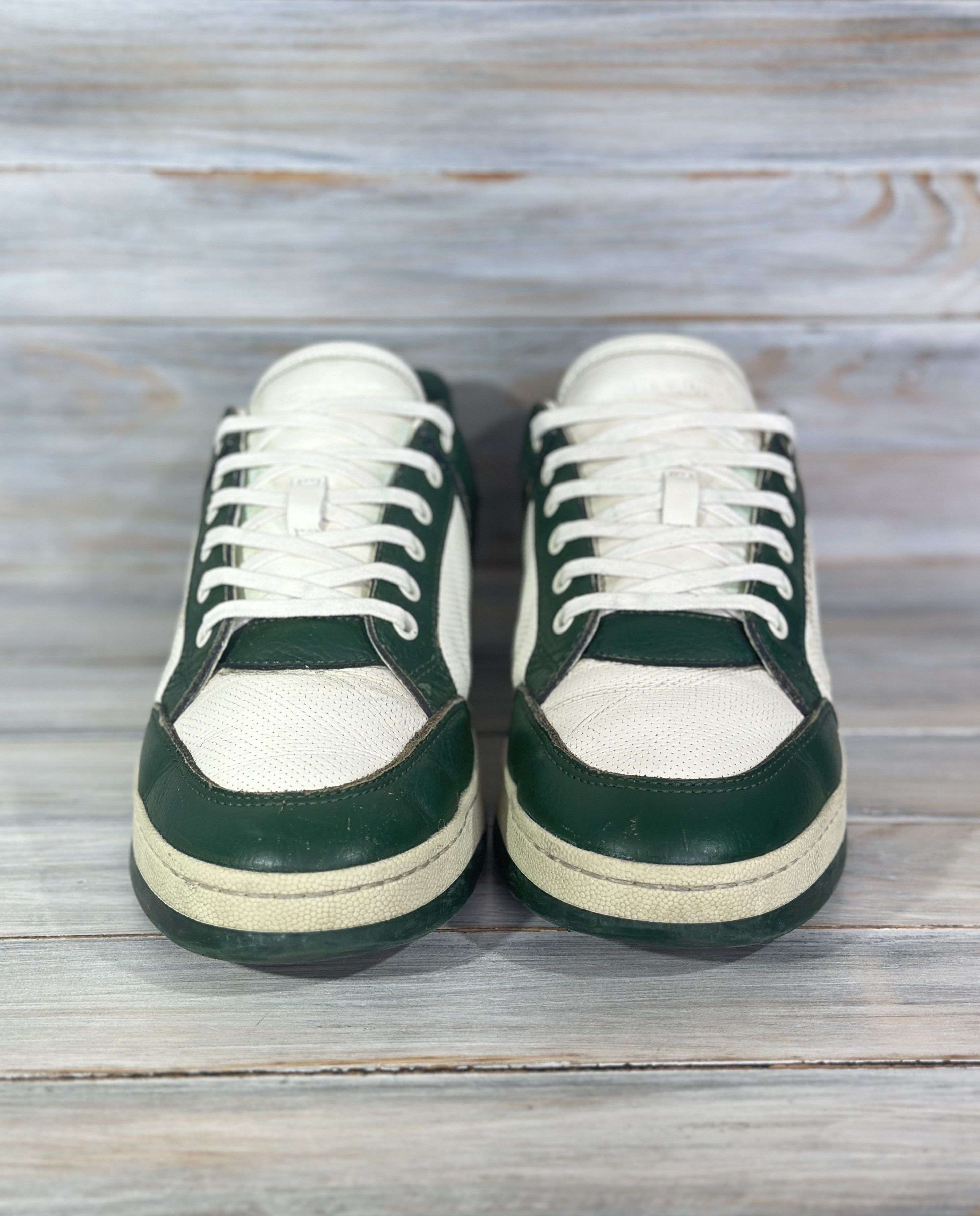 Yves Saint Laurent SAINT LAURENT SL/61 Low-Top Leather Sneakers Made In Italy Size US 10 / EU 43 - 16 Thumbnail