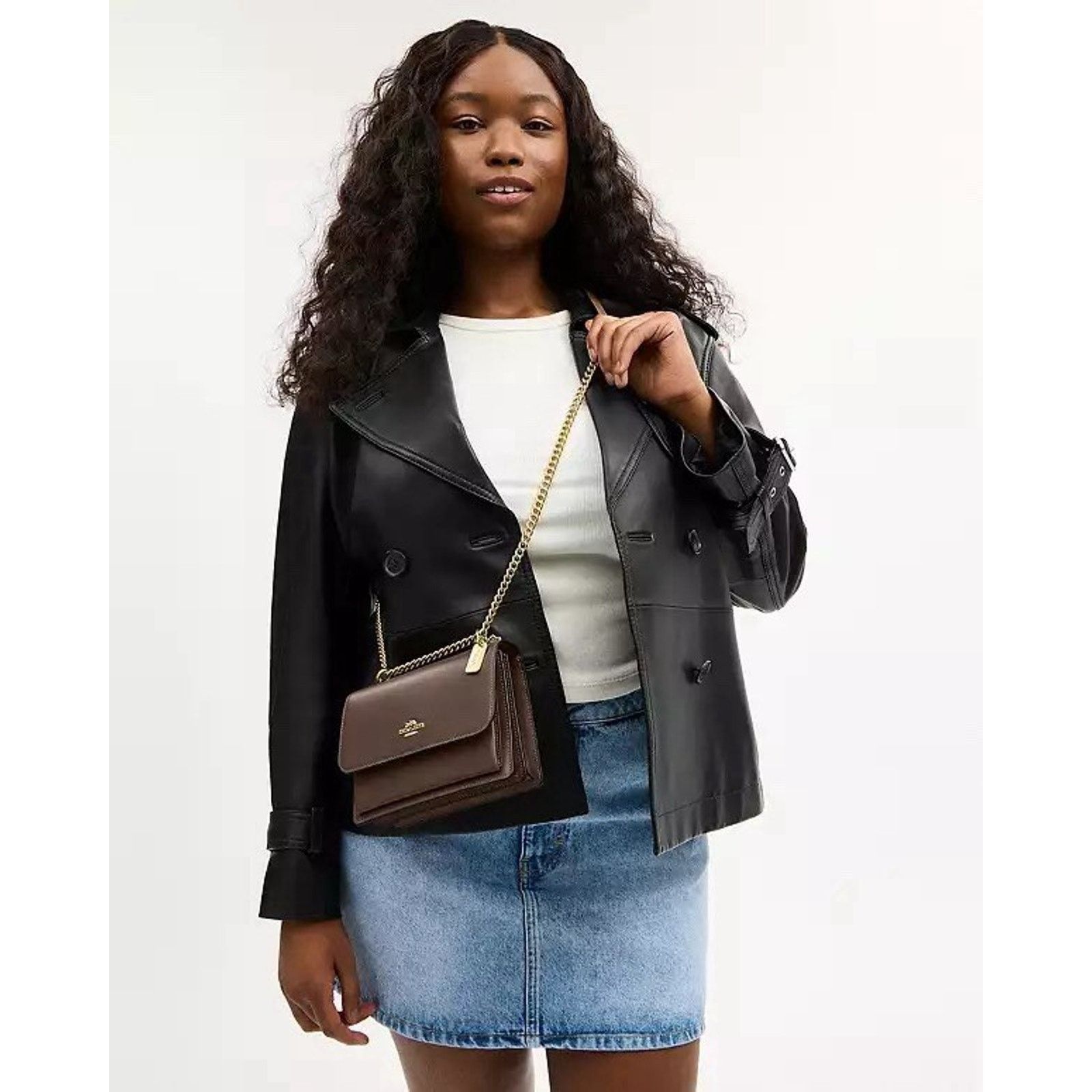 Coach NWT Coach Mini Klare Crossbody Bag CBI23 Dark Stone Leather Size ONE SIZE - 12 Thumbnail