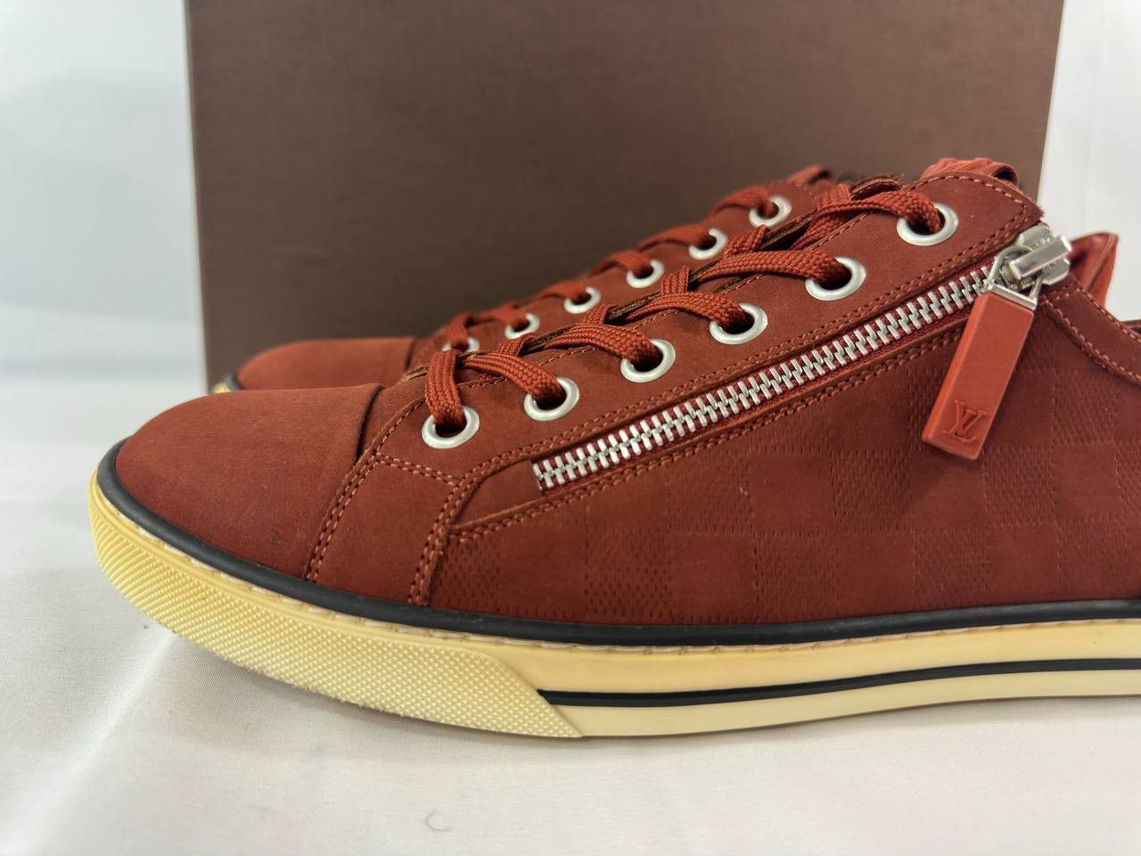 Louis Vuitton Louis Vuitton Challenge Zip Up Damier Casual Sneakers Size US 10 / EU 43 - 10 Thumbnail