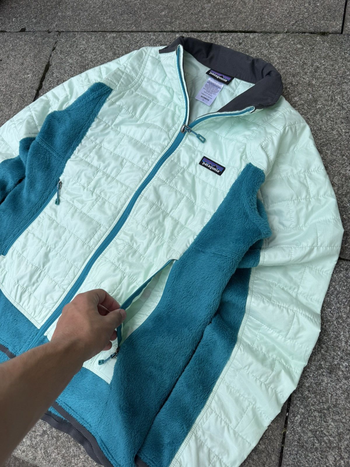 Patagonia Vintage Patagonia Sherpa Outdoor Sky Mountain Jacket Size L / US 10 / IT 46 - 4 Thumbnail