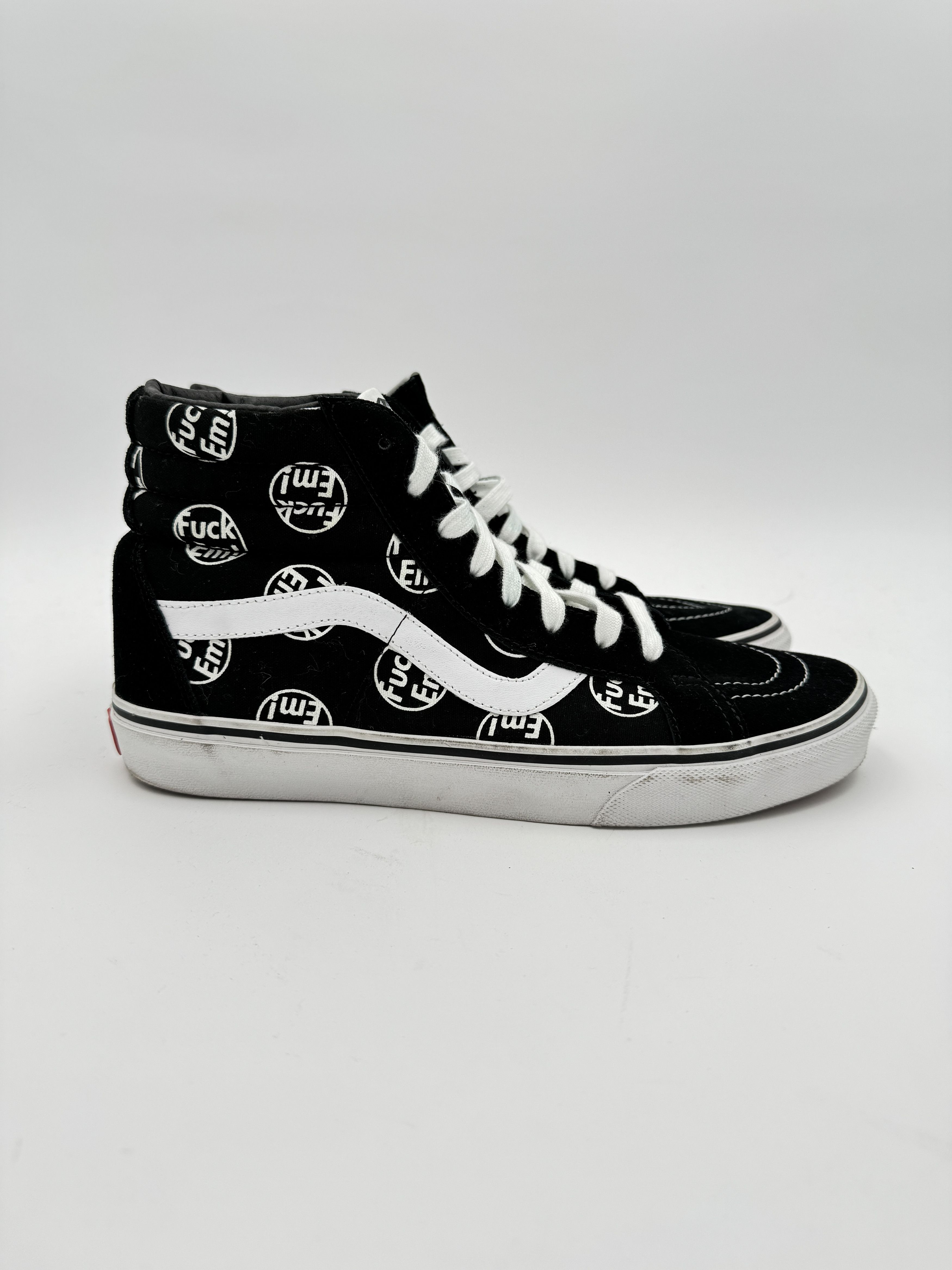 Supreme × Vans Supreme x Vans "Fuck 'em!" Sk8 Hi Black Size US 10 / EU 43 - 2 Thumbnail