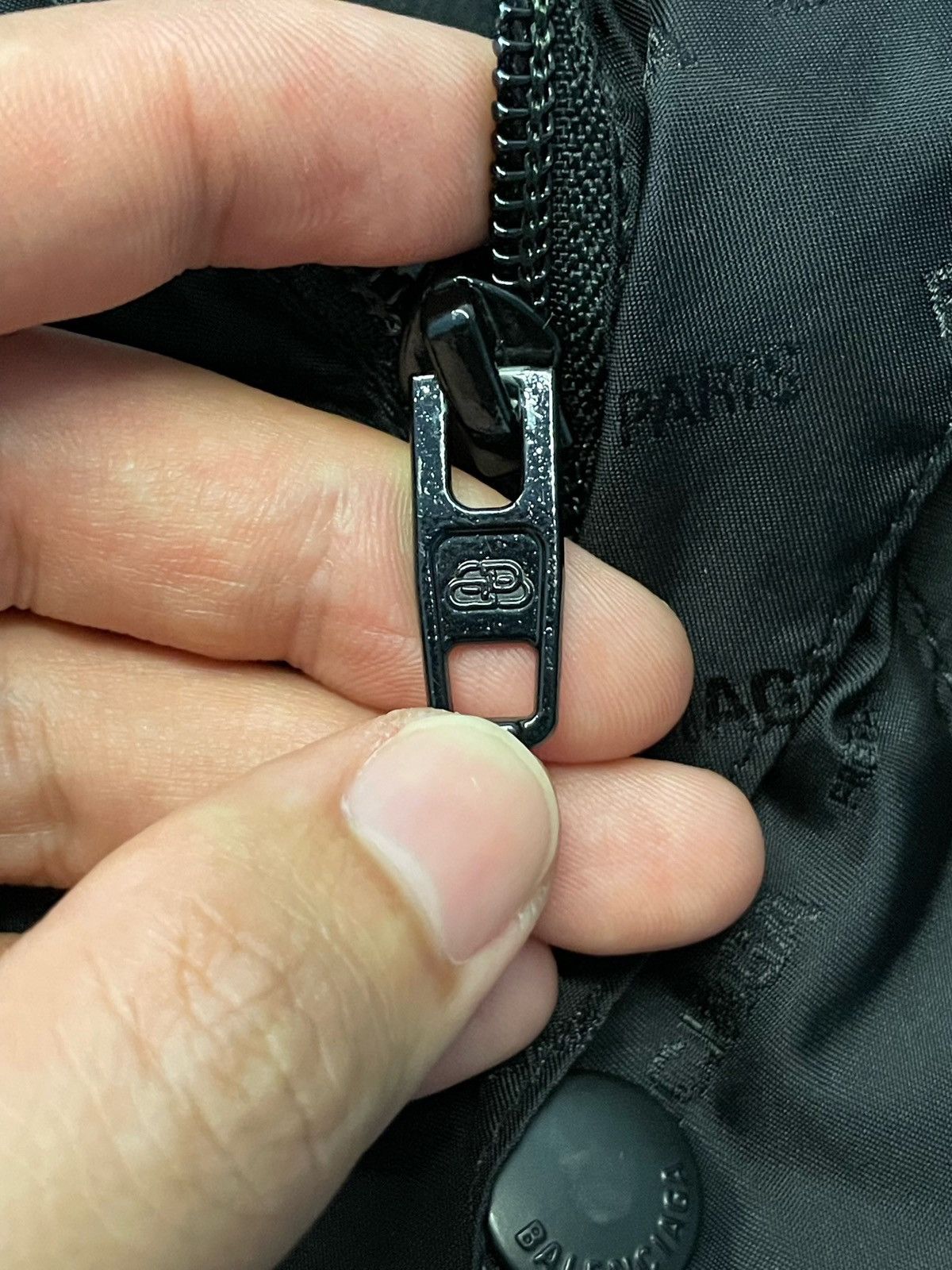 Balenciaga Balenciaga Monogram Prints Logo Hooded Jacket Size US S / EU 44-46 / 1 - 14 Thumbnail