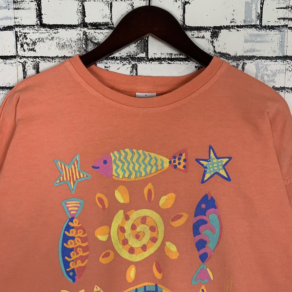 Vintage Vintage Sog Hat Bot Big Print Made in Usa Sweatshirt Size M / US 6-8 / IT 42-44 - 2 Thumbnail