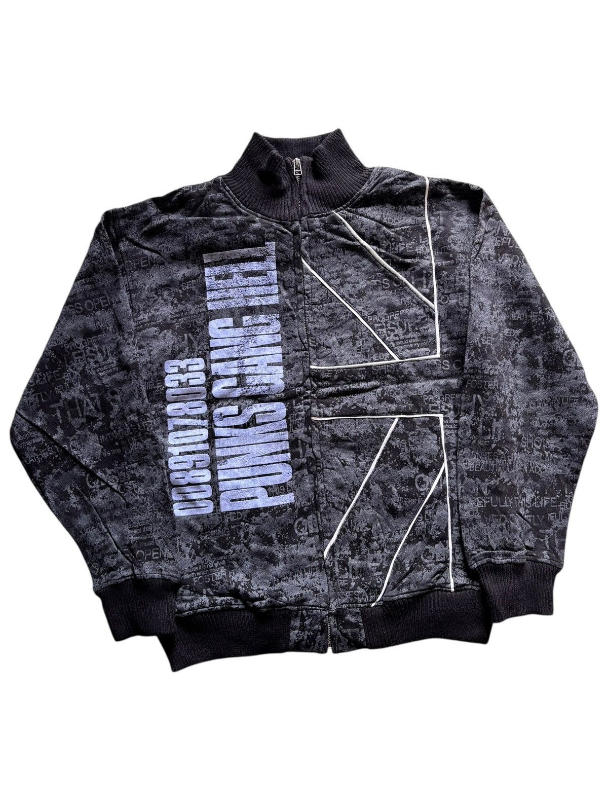 20471120 🔥PUNK GANG HELL 20471120 Lgb Style Poem Sweater Jacket Size US M / EU 48-50 / 2 - 12 Thumbnail