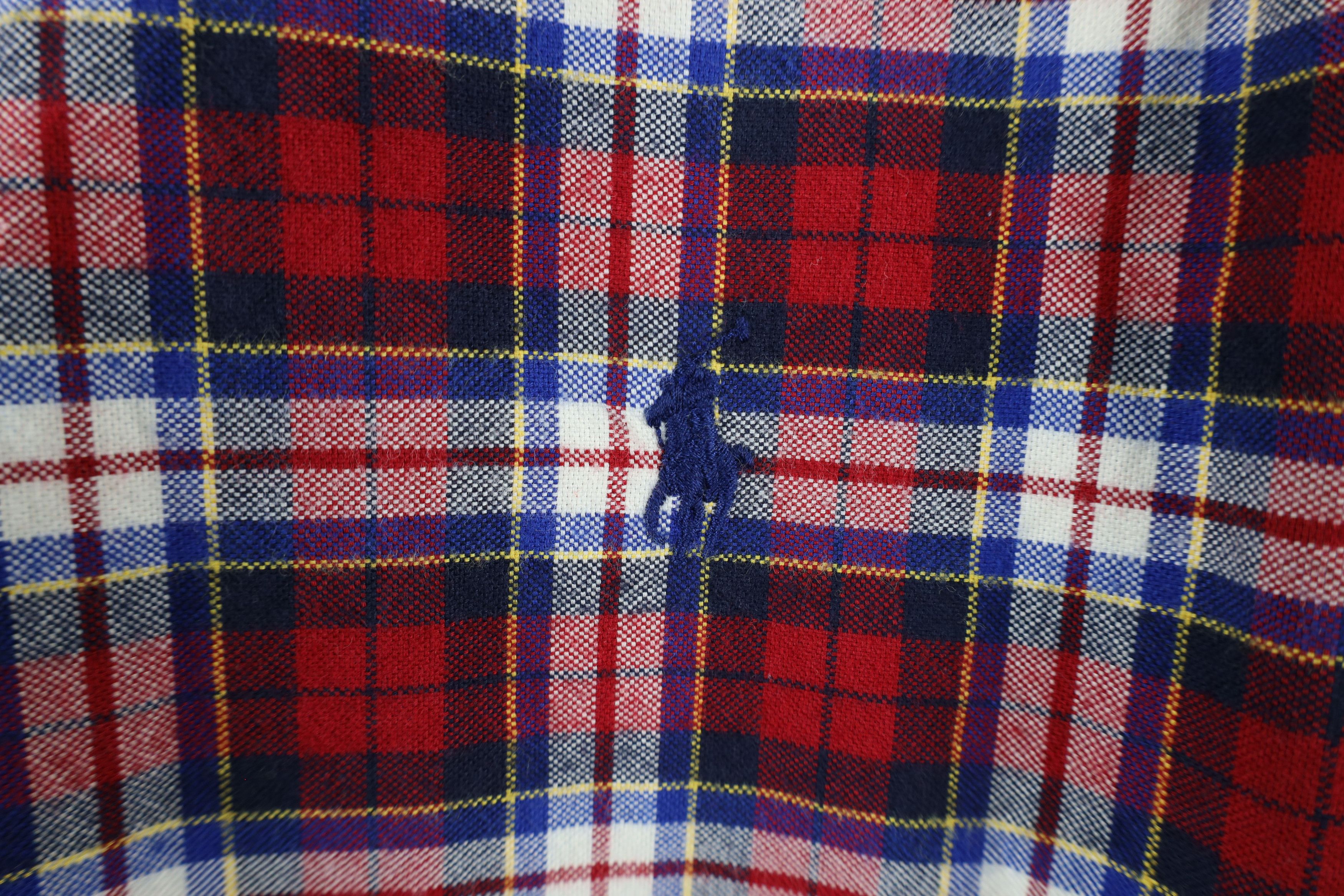 Polo Ralph Lauren Vintage 90s Ralph Lauren Fit Flannel Button Down Shirt Size US XL / EU 56 / 4 - 4 Thumbnail