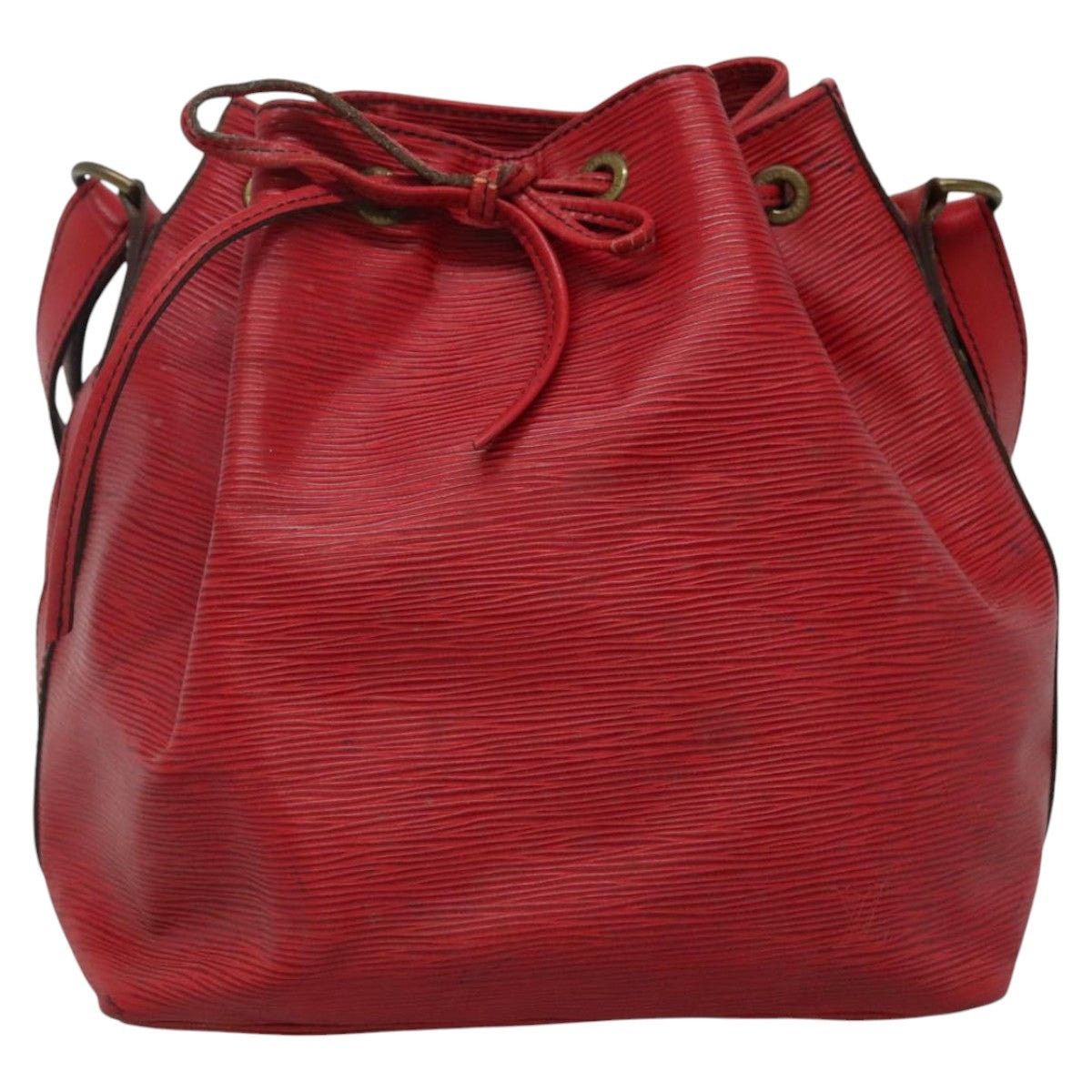 Louis Vuitton LOUIS VUITTON Epi Petit Noe Shoulder Bag Red M44107 Size ONE SIZE - 13 Thumbnail