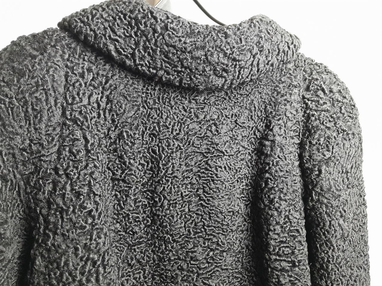 Other Vintage Astrakhan (Karakul) Lamb Fur Coat Size XL Size XL / US 12-14 / IT 48-50 - 6 Thumbnail