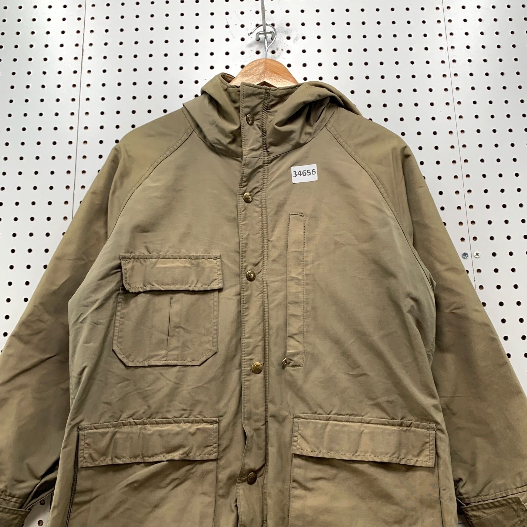 Vintage Vintage Woolrich Women's Coat Medium Brown Hooded Parka USA 22x28 Wool Lined Size M / US 6-8 / IT 42-44 - 7 Thumbnail