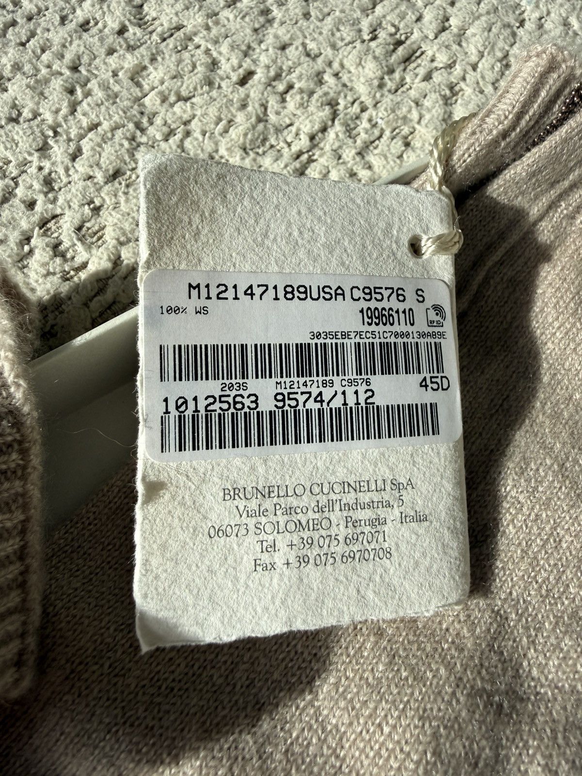 Brunello Cucinelli NWT Brunello Cucinelli Cashmere Glove w/ Monili Detai Size ONE SIZE - 9 Thumbnail