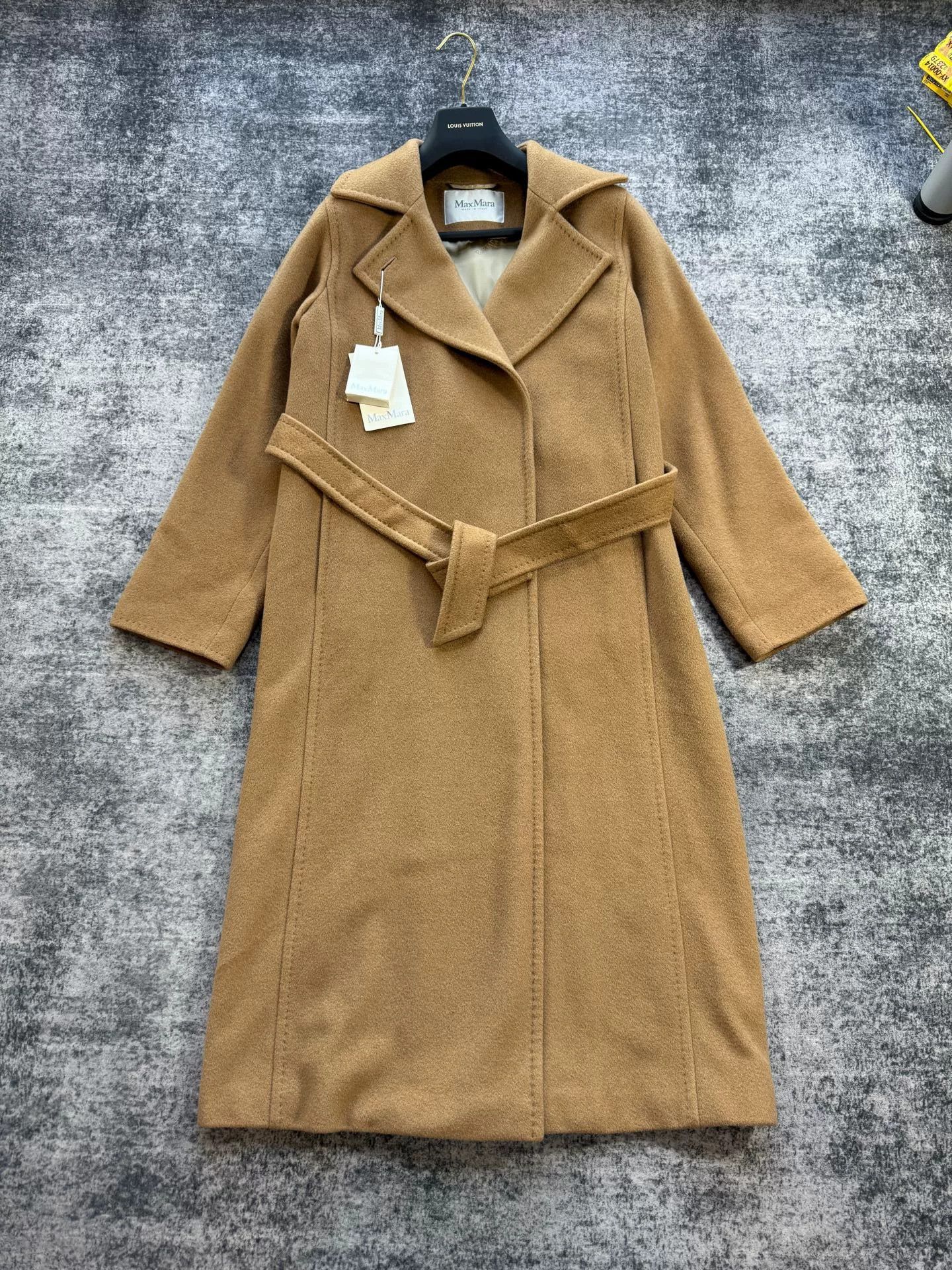 MaxMara Camel Manuela Coat Size 42