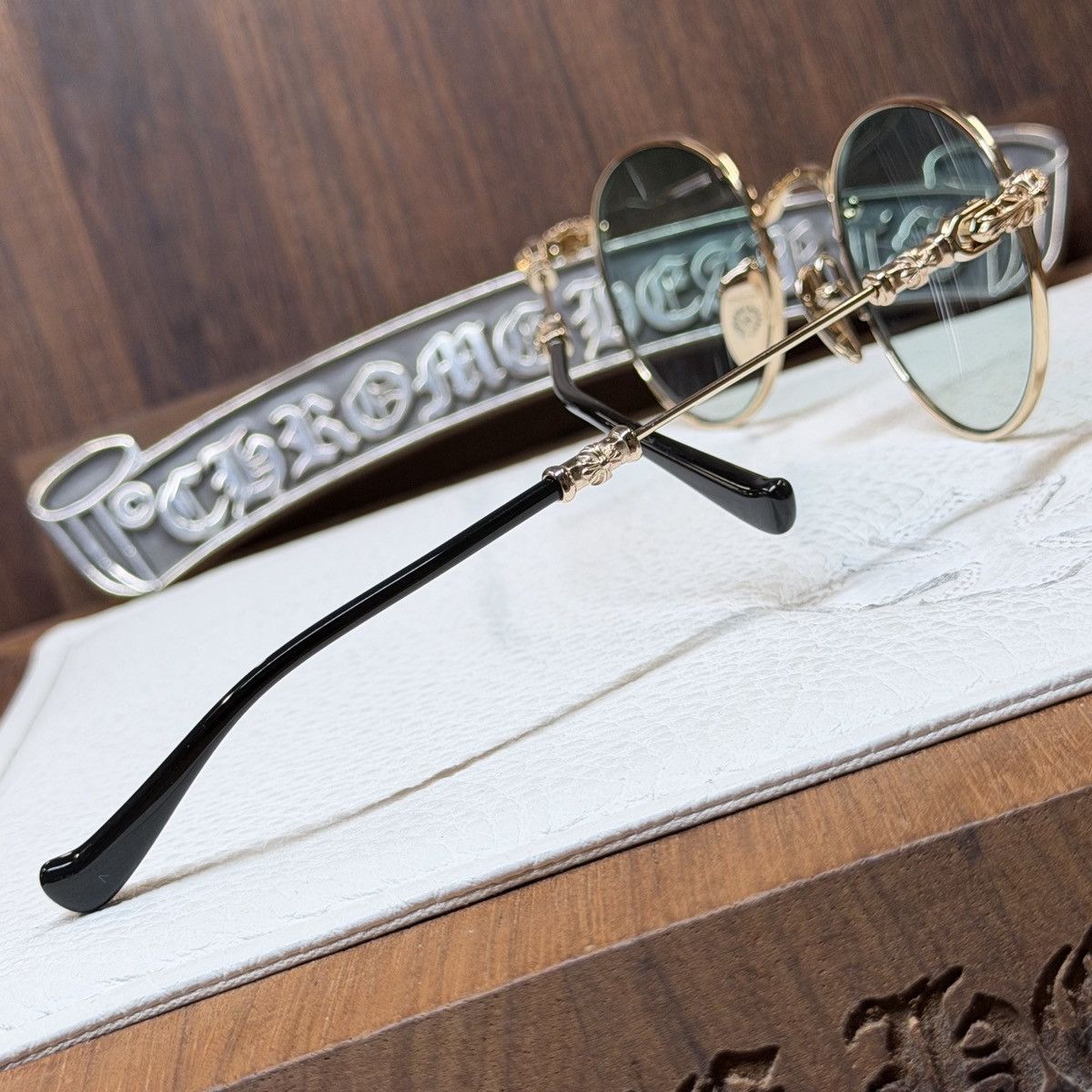 Chrome Hearts Chrome Hearts BUBBA - A 1/1 Sunglasses Size ONE SIZE - 8 Thumbnail
