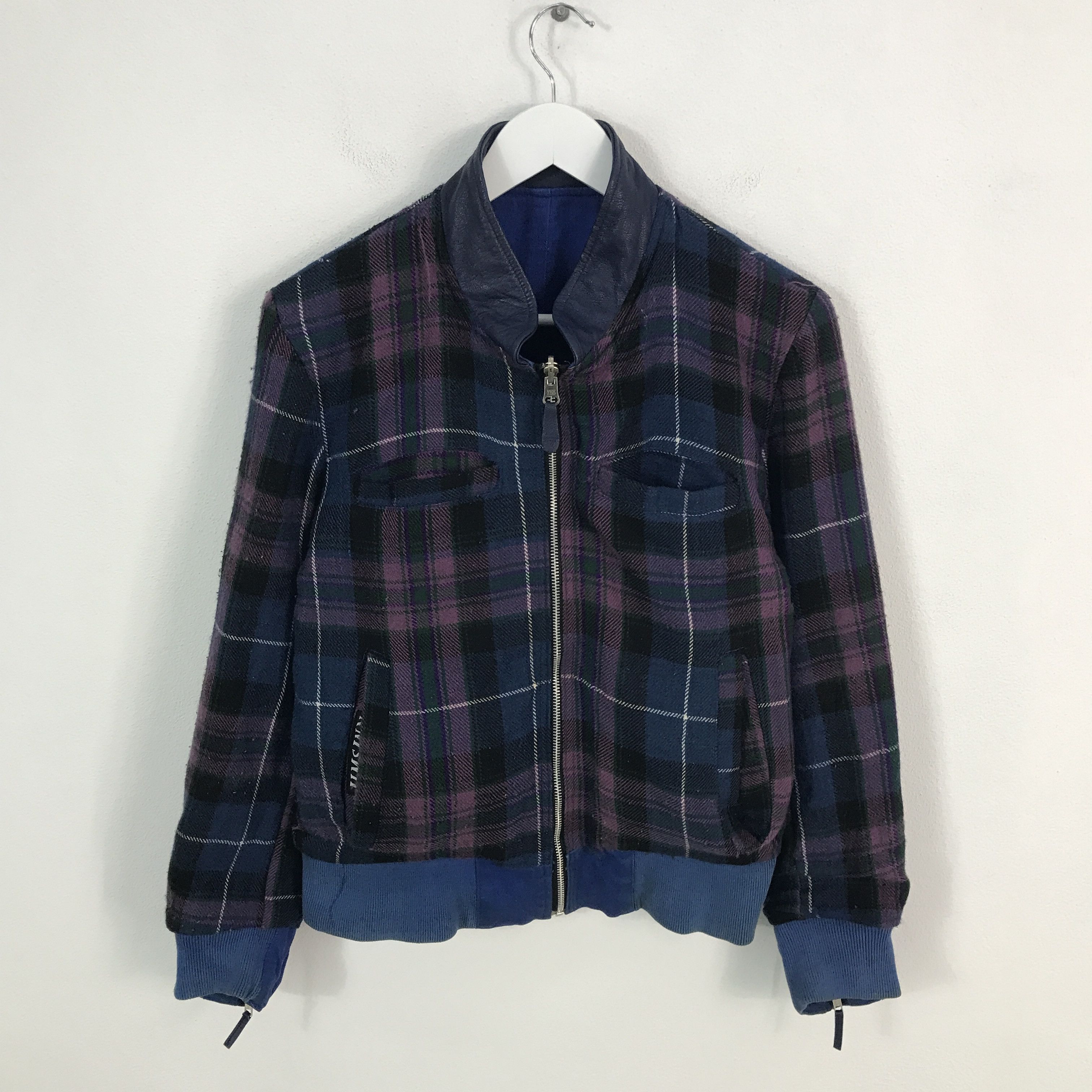 Japanese Brand Jimsinn Reversible Zipper Jacket Size US XS / EU 42 / 0 - 3 Thumbnail