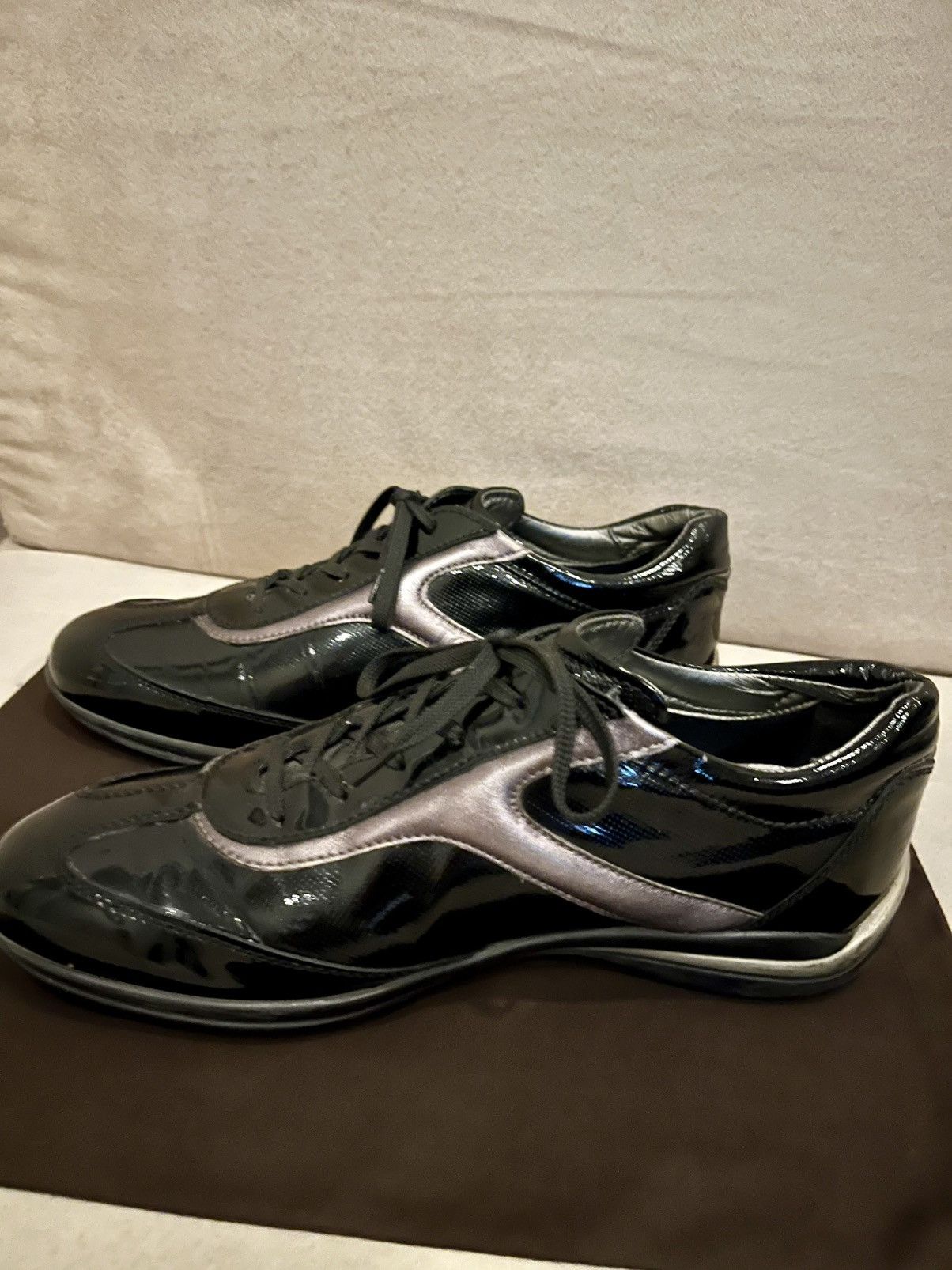 Tod's TOD’S men’s black, paten leather sneaker Size US 9.5 / EU 42-43 - 3 Thumbnail