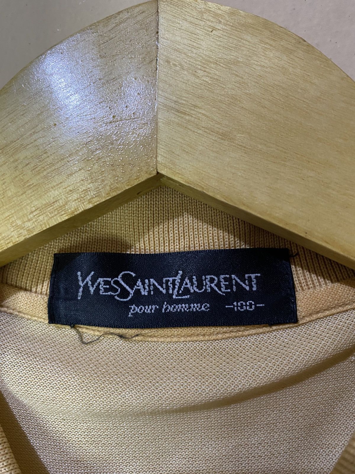 Saint Laurent Paris 90s Yves Saint Laurent Pour Homme Long Sleeve Size US L / EU 52-54 / 3 - 7 Thumbnail