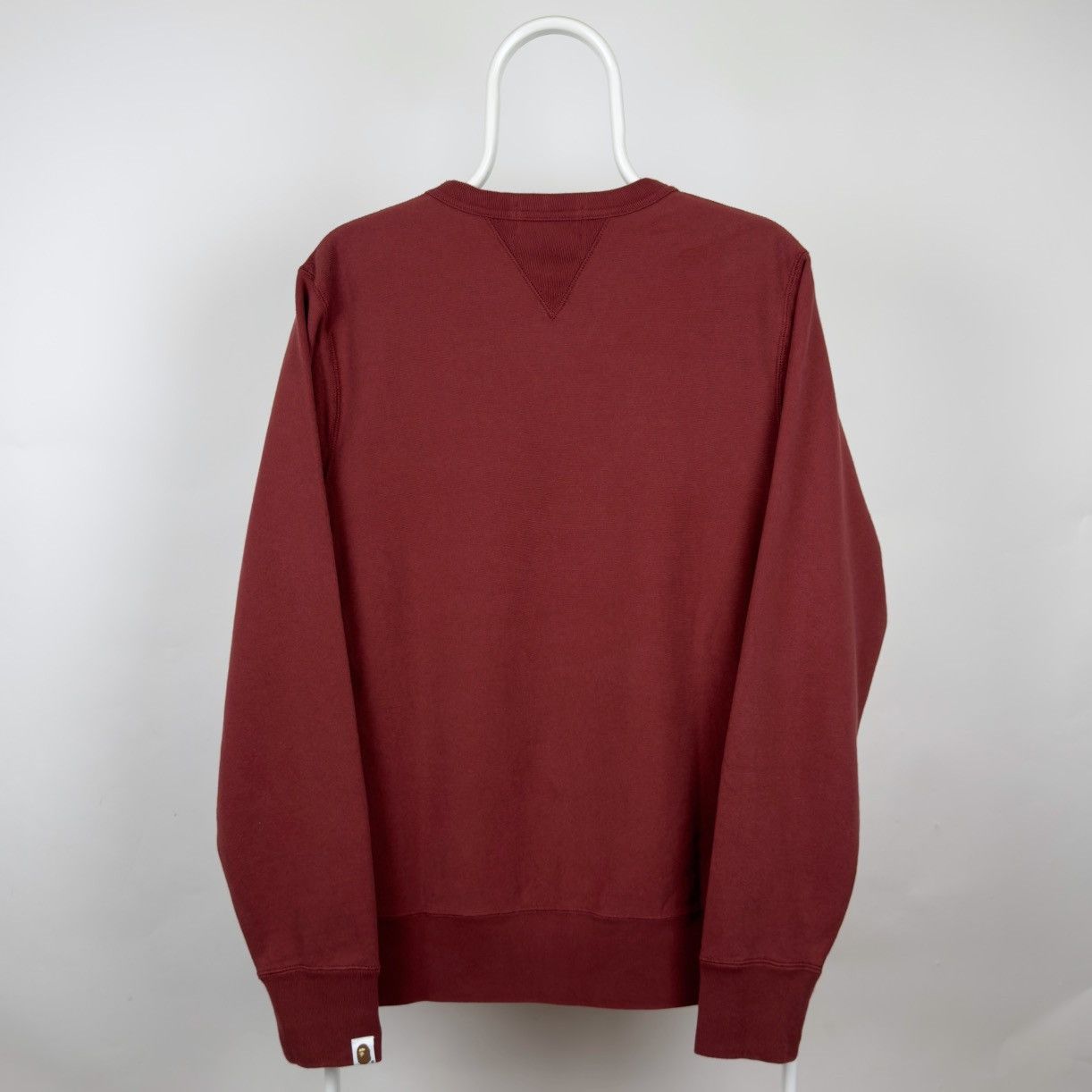 Bape Bape Bapesta Crewneck Burgundy 2022 Size US M / EU 48-50 / 2 - 5 Thumbnail