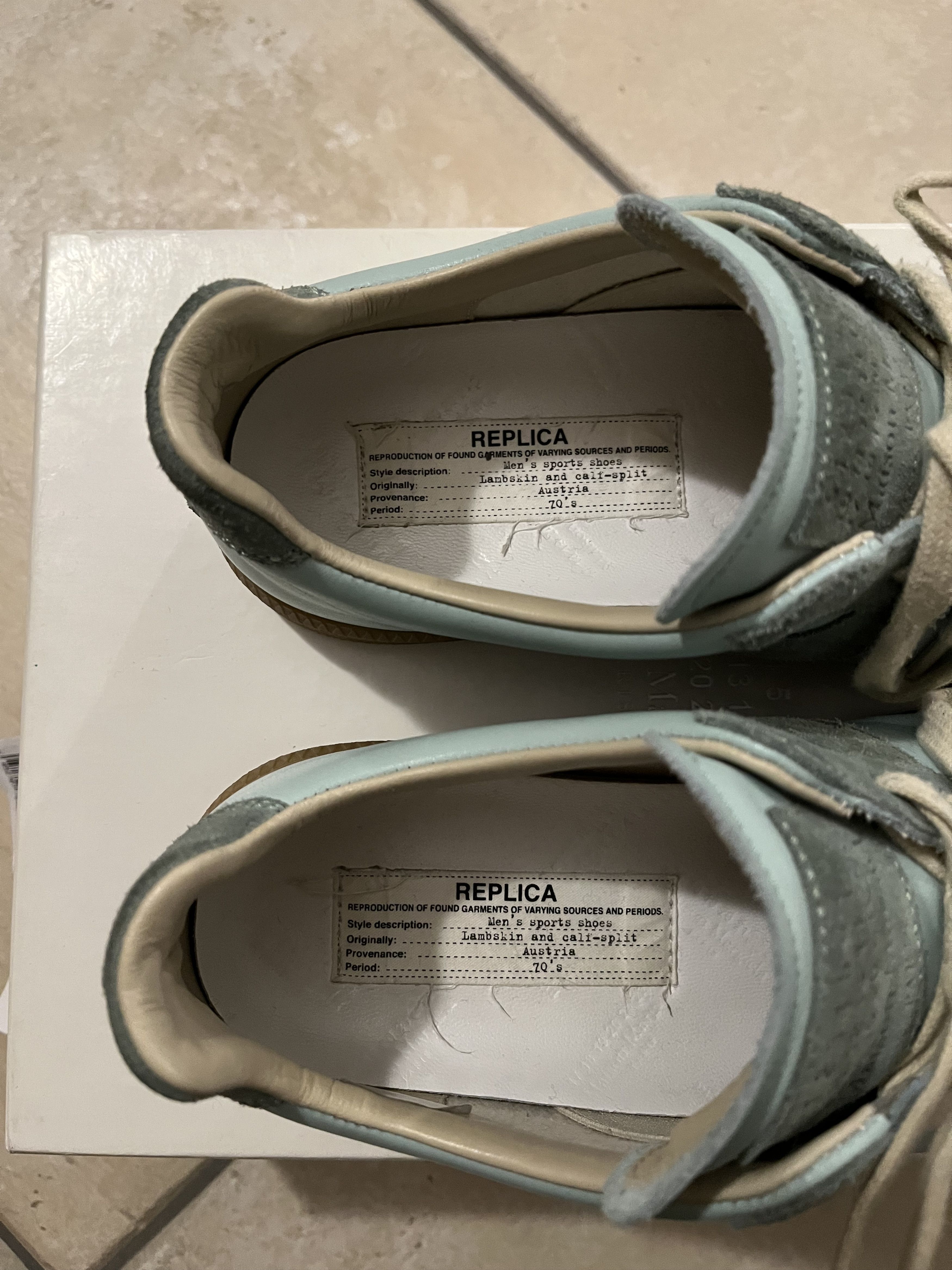 Maison Margiela Maison Margiela Replica GAT “Turquoise” Size US 7 / EU 40 - 3 Thumbnail