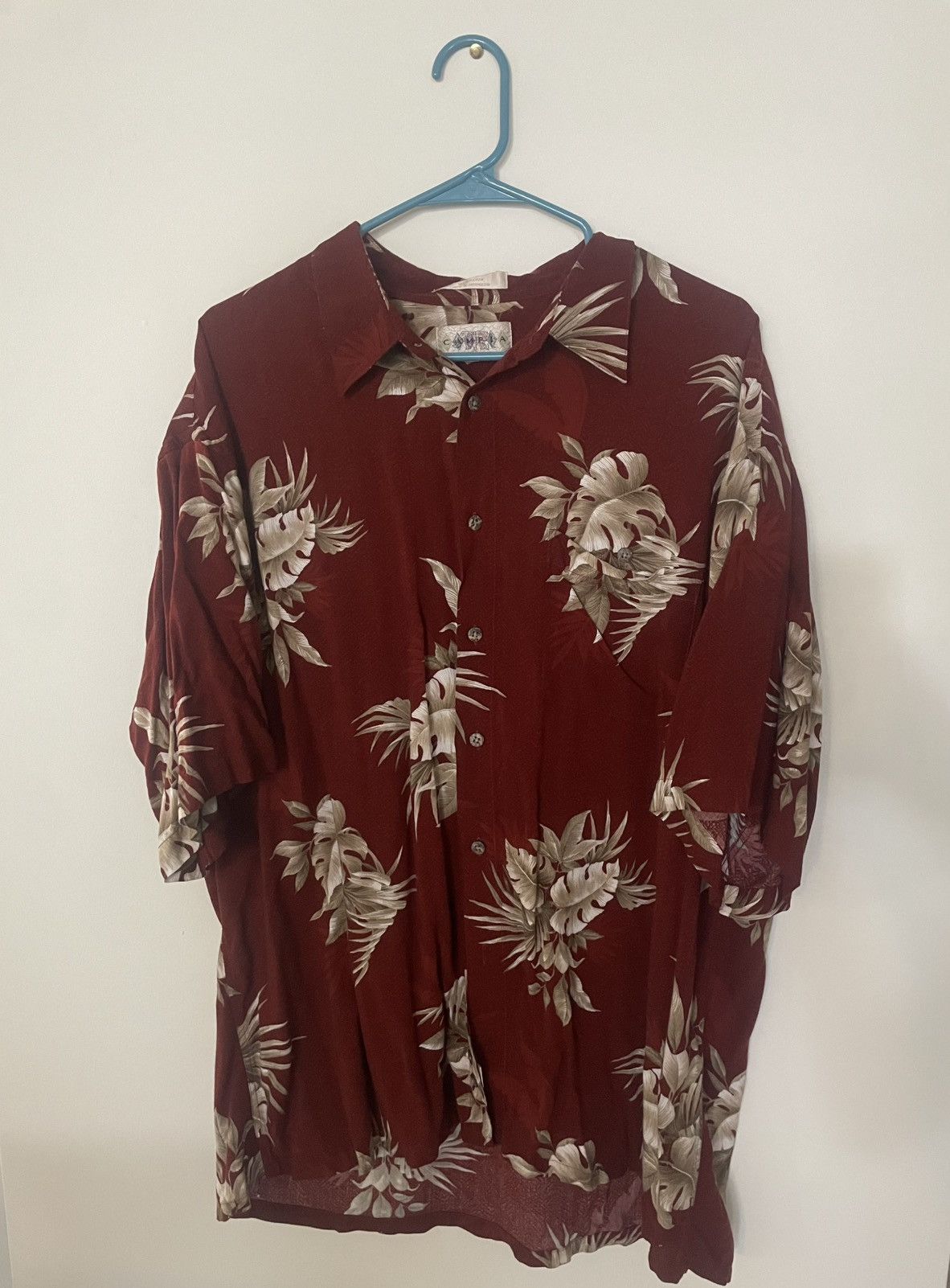 Campia Moda Men's Campia Moda Tropical Hawaiian Print Rayon Shirt - L Size US L / EU 52-54 / 3 - 1 Thumbnail