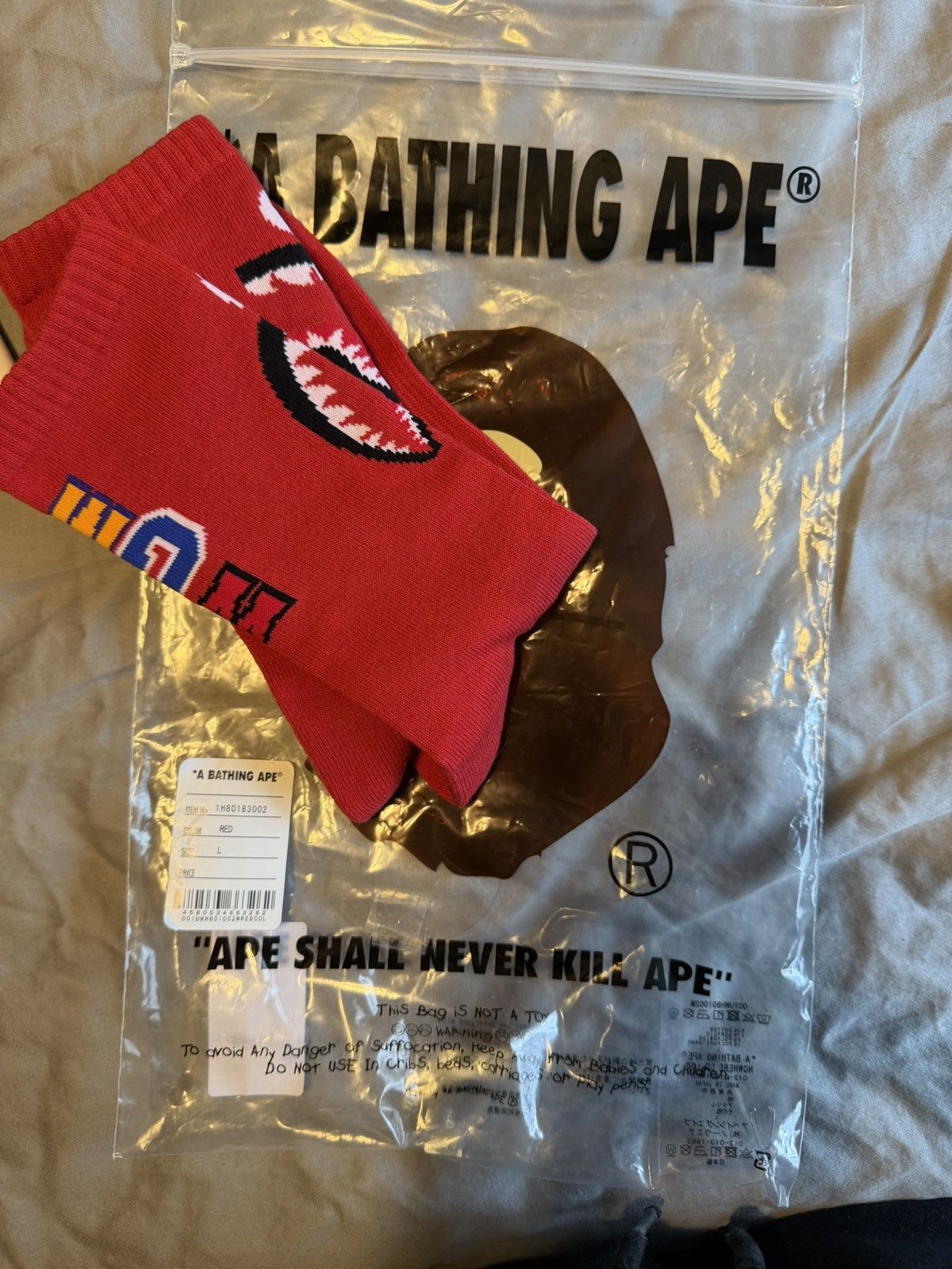 Bape Bape collage socks Size ONE SIZE - 1 Thumbnail