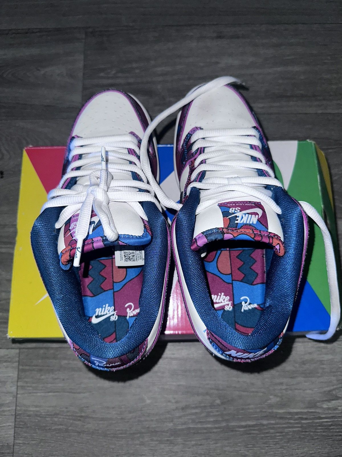 Nike × Parra Nike Parra x Dunk Low Pro SB 'Abstract Art' Size US 8 / EU 41 - 5 Thumbnail