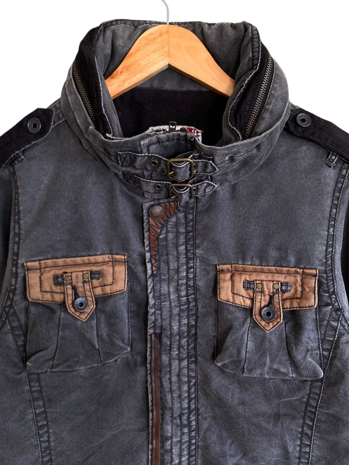 Japanese Brand Rare Design Vintage Tough Jeansmith Tactical Jacket 2000s Size US M / EU 48-50 / 2 - 4 Thumbnail