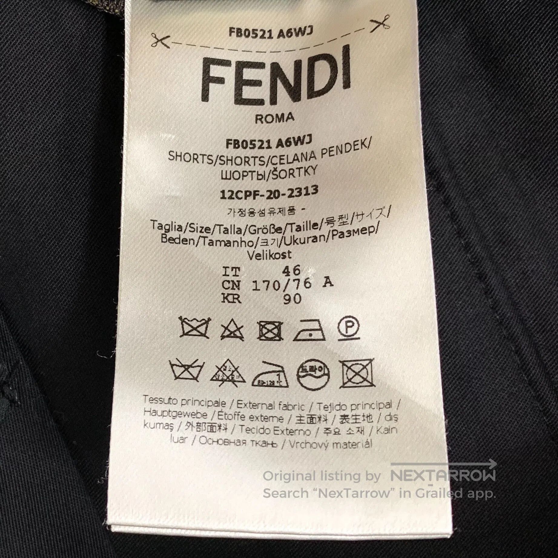 Fendi Fendi Deep Brown Double F Print Casual Shorts. Size US 30 / EU 46 - 7 Thumbnail