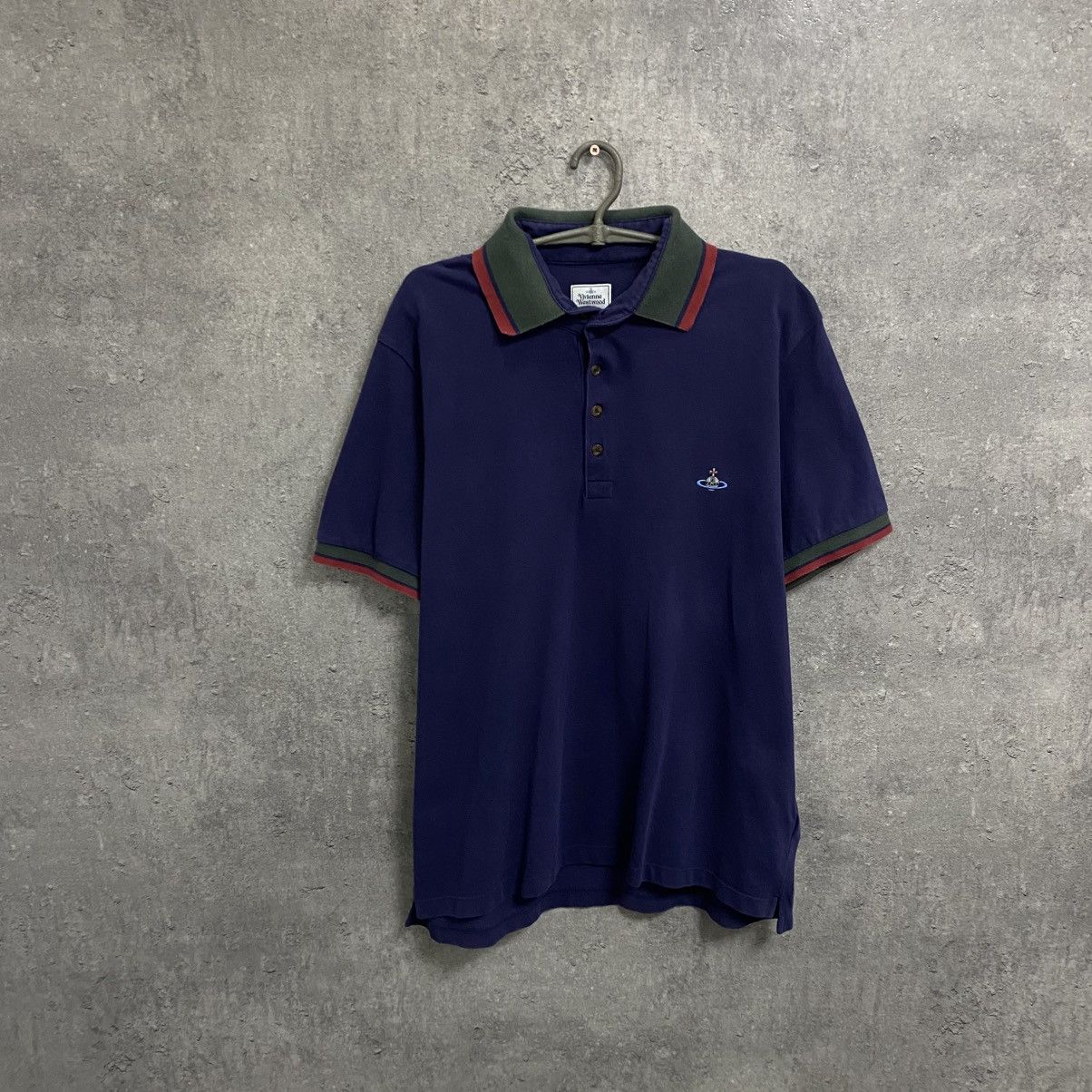 Vivienne Westwood Vivienne Westwood Polo T Shirt Vintage Small Orb Logo Luxury Size US XL / EU 56 / 4 - 1 Thumbnail