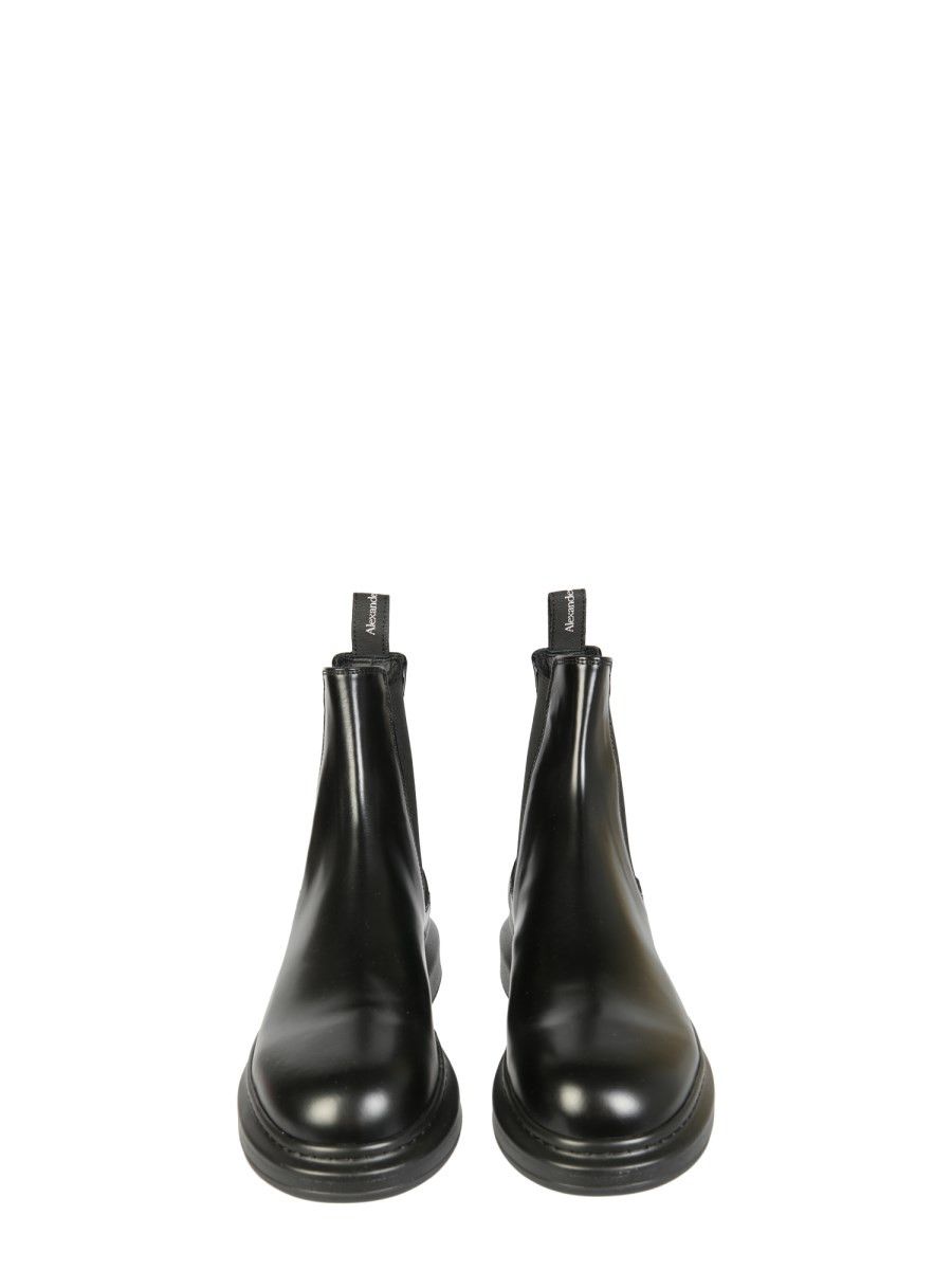 Alexander McQueen o1y1024 Ankle Boots In Black Size US 11 / EU 44 - 2 Thumbnail